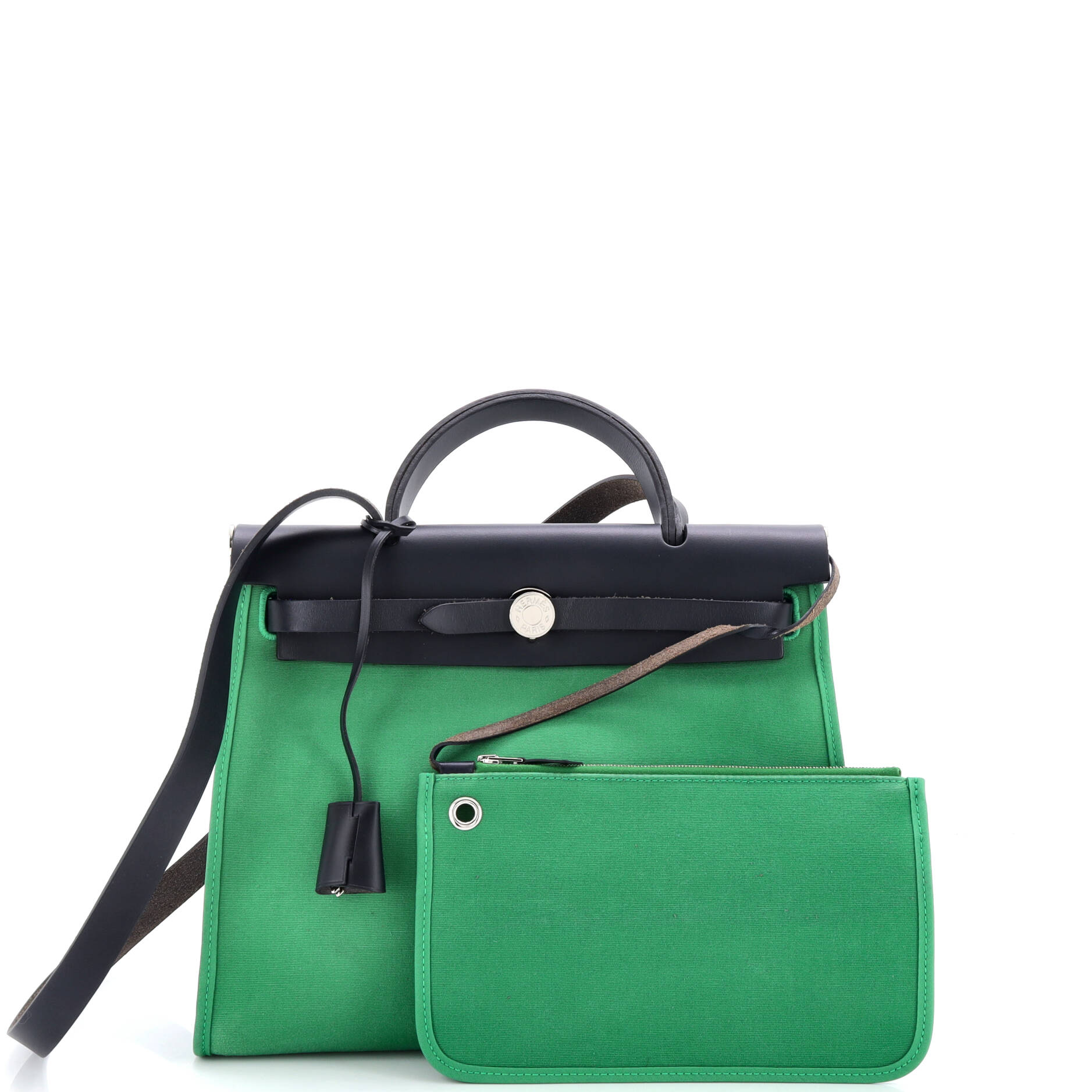 Herbag Zip Leather and Toile 31