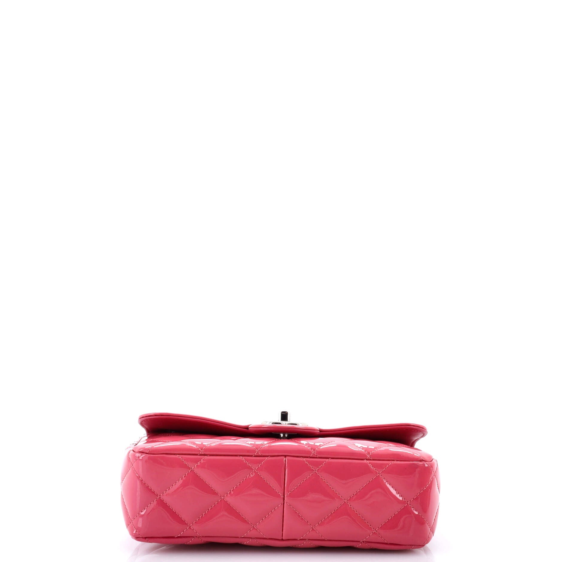 Coco Shine Flap Bag Quilted Patent Small