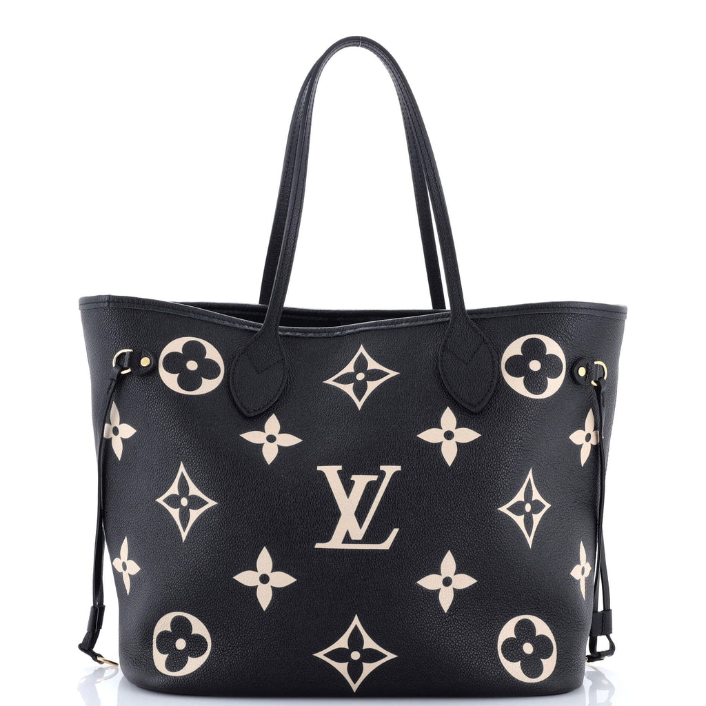 Neverfull NM Tote Bicolor Monogram Empreinte Giant MM