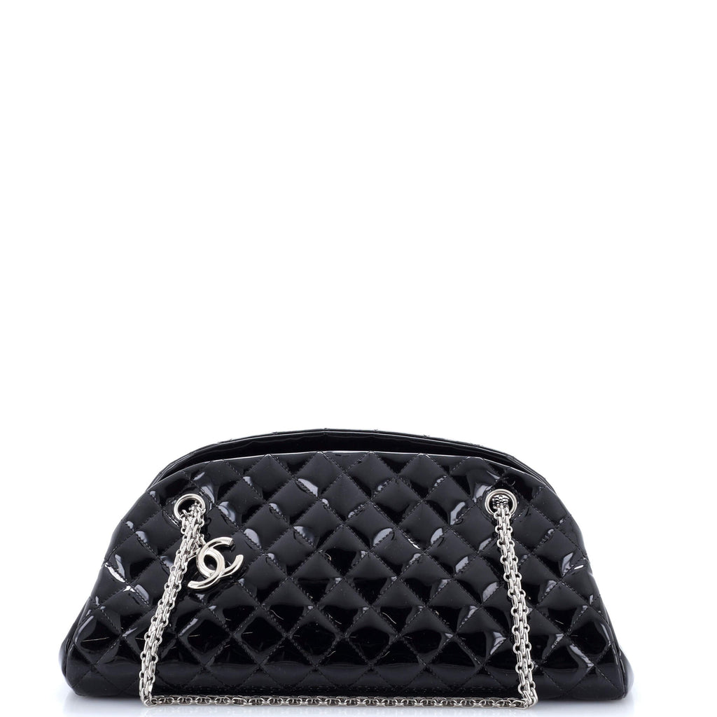 Just Mademoiselle Bag Quilted Patent Medium