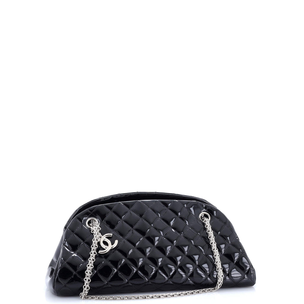 Just Mademoiselle Bag Quilted Patent Medium