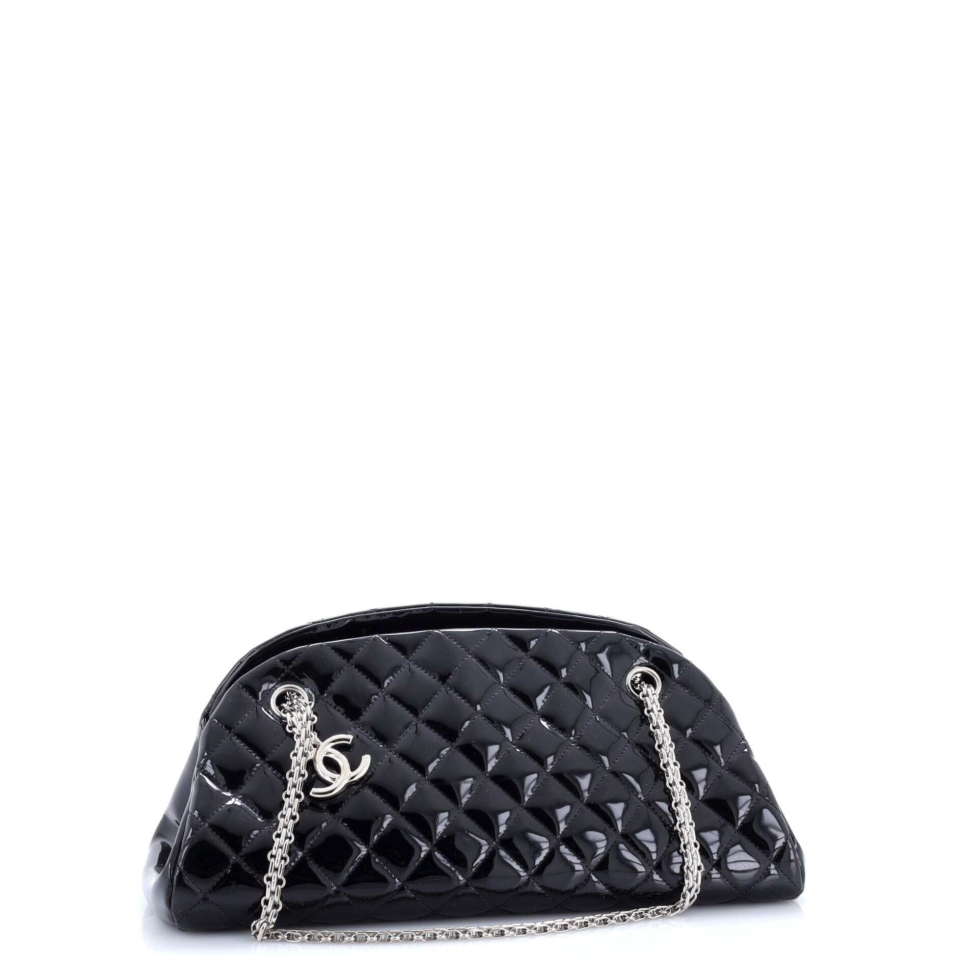 Just Mademoiselle Bag Quilted Patent Medium