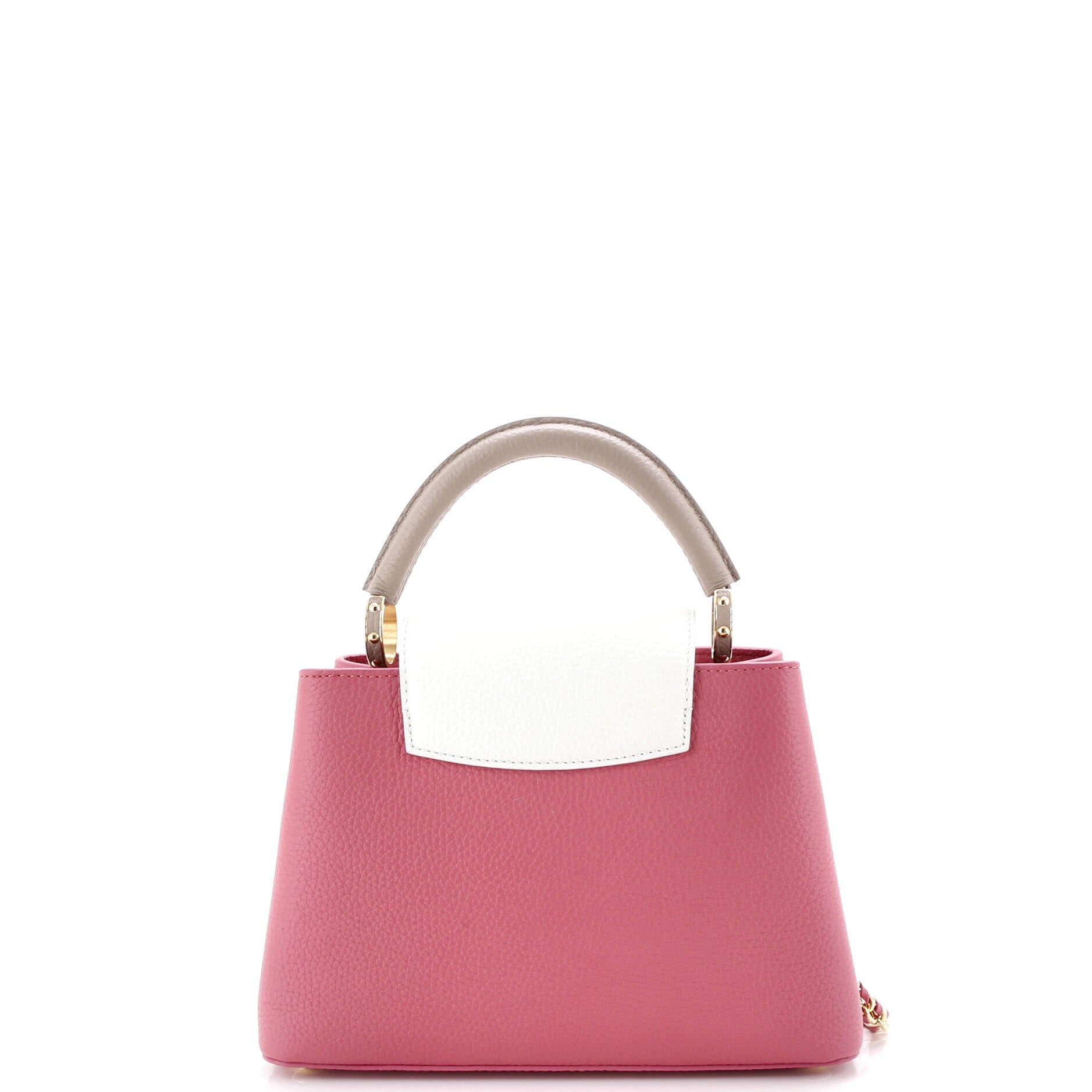Braided Chain Capucines Bag Taurillion Leather BB