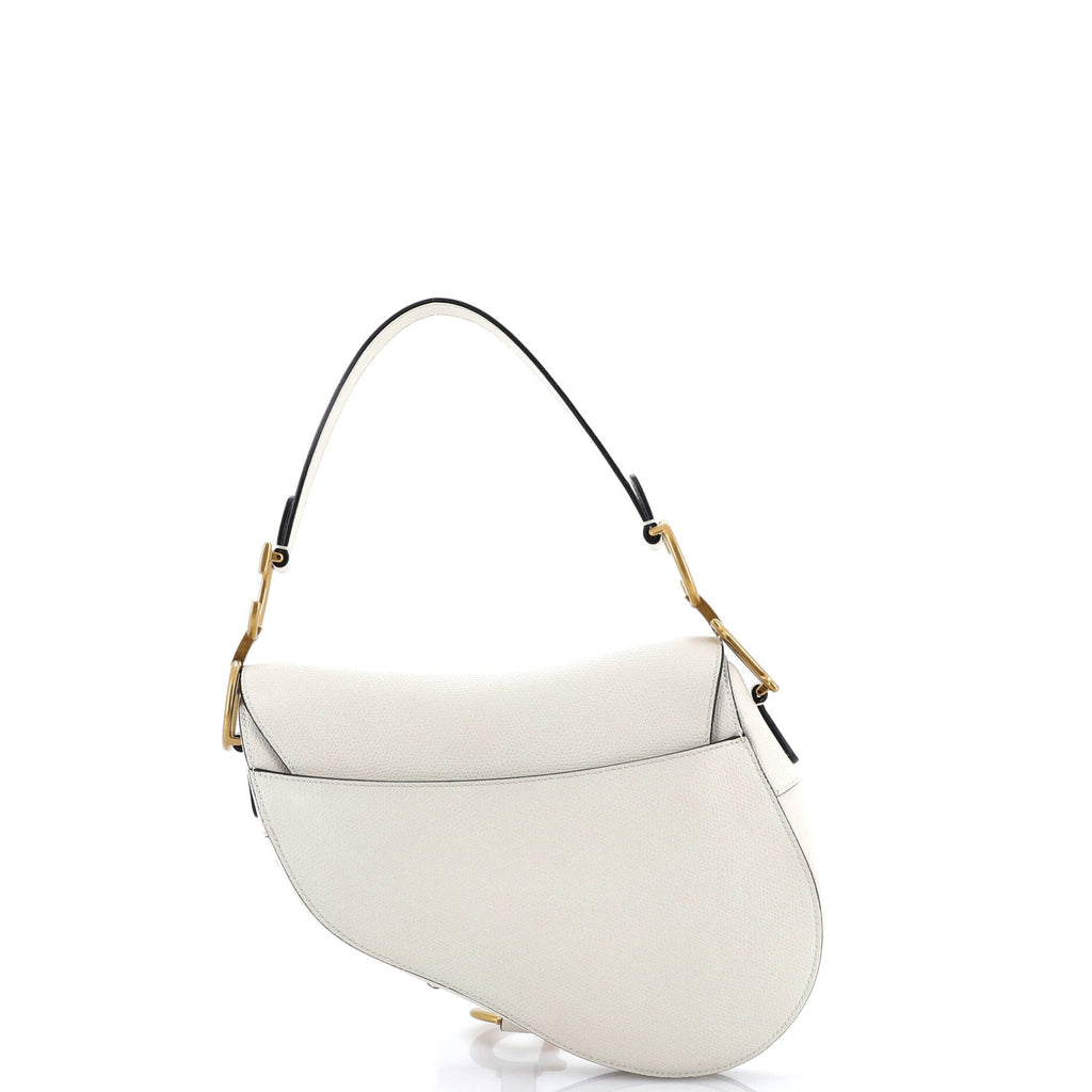 Saddle Handbag Leather Medium