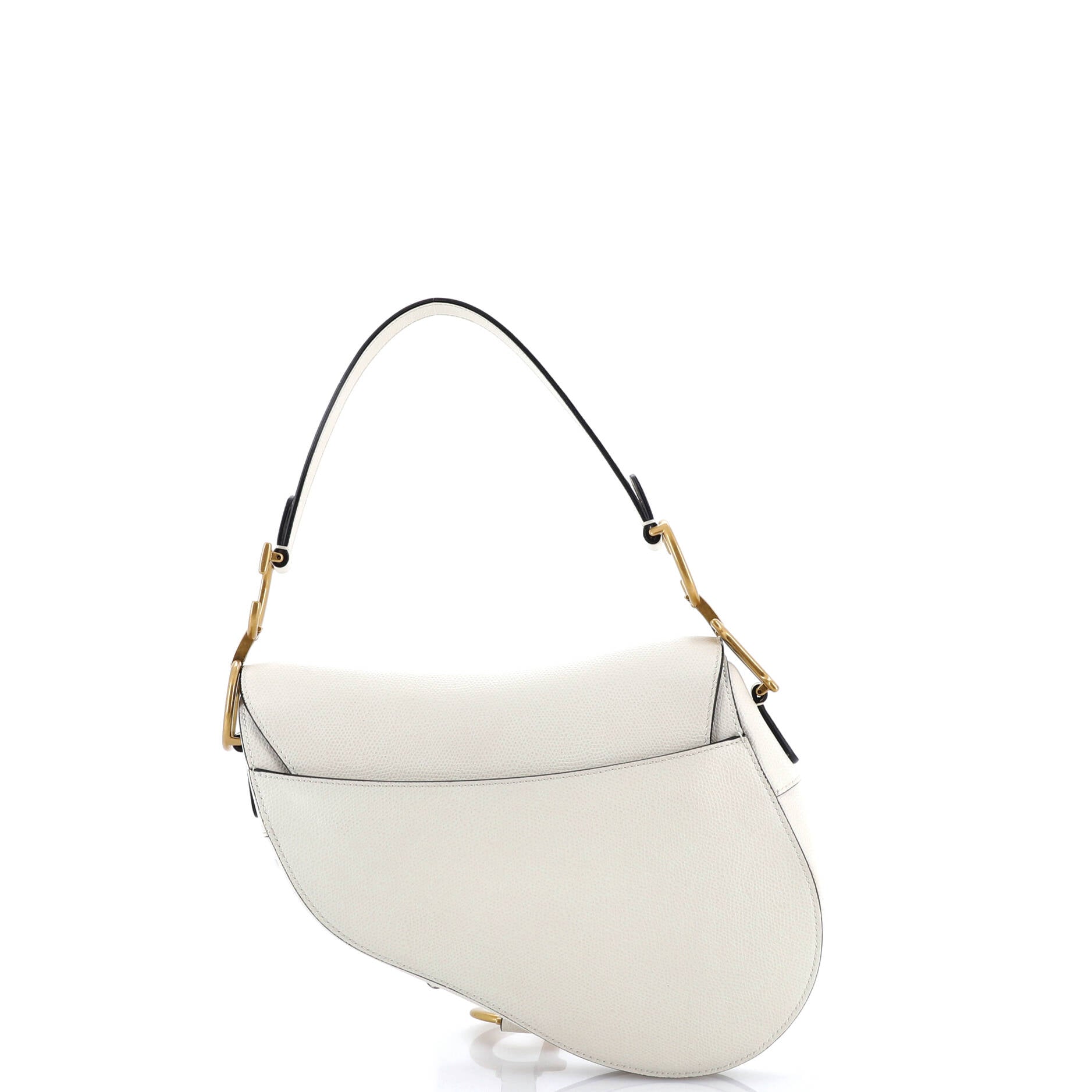 Saddle Handbag Leather Medium