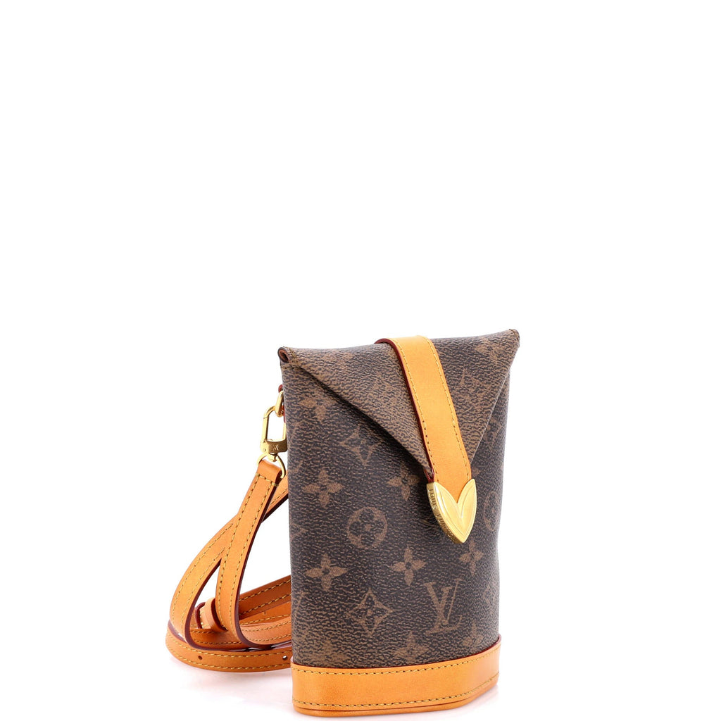 Envelope Pouch Monogram Dust Leather