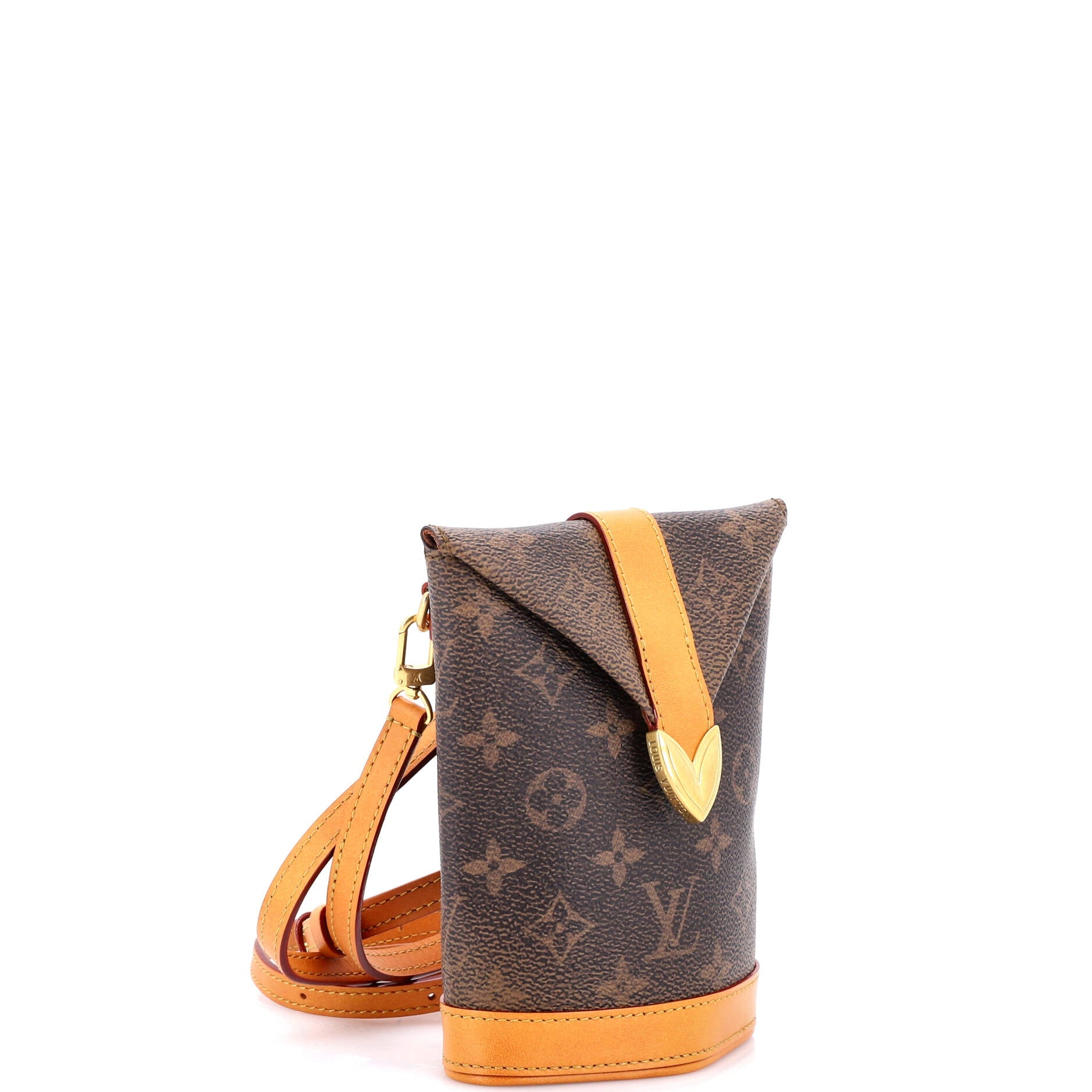 Envelope Pouch Monogram Dust Leather