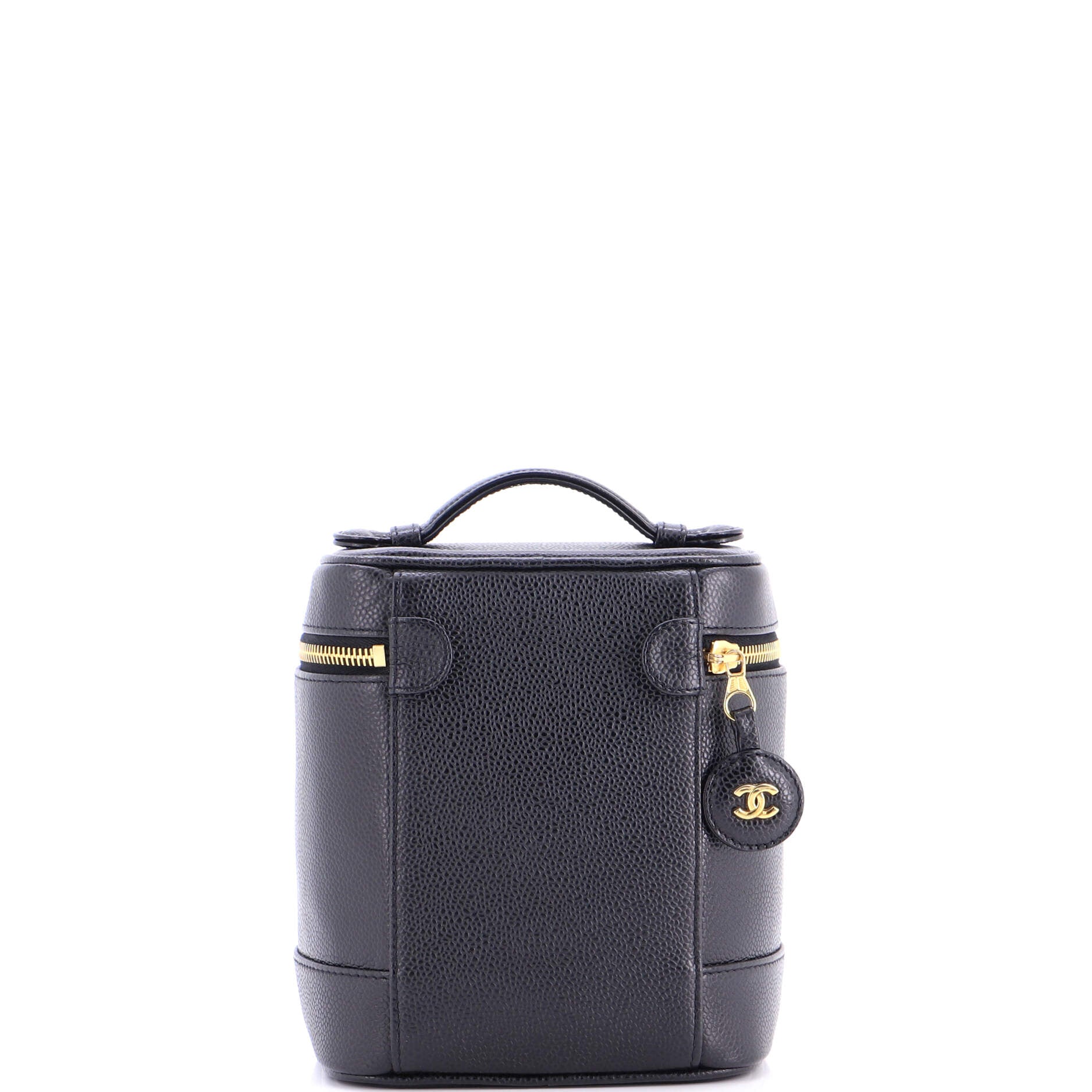 Vintage Timeless Cosmetic Case Caviar Tall