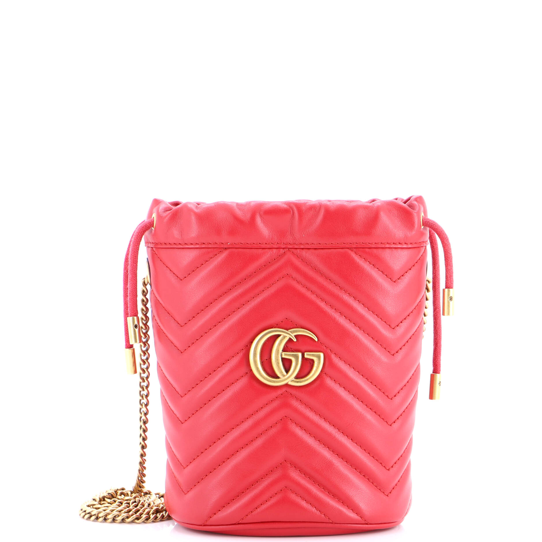 GG Marmont Bucket Bag Matelasse Leather Mini