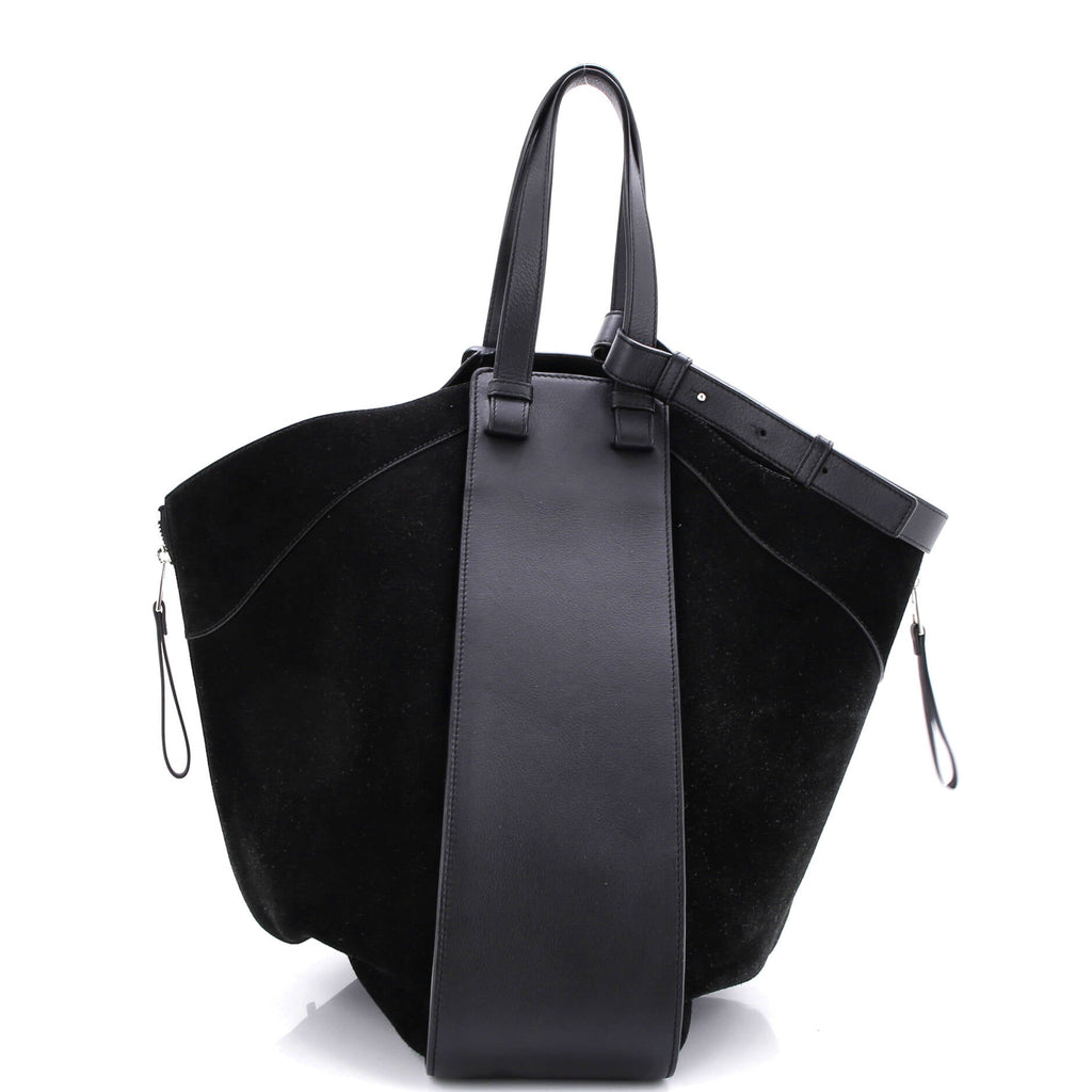 Hammock Bag Leather and Suede Large