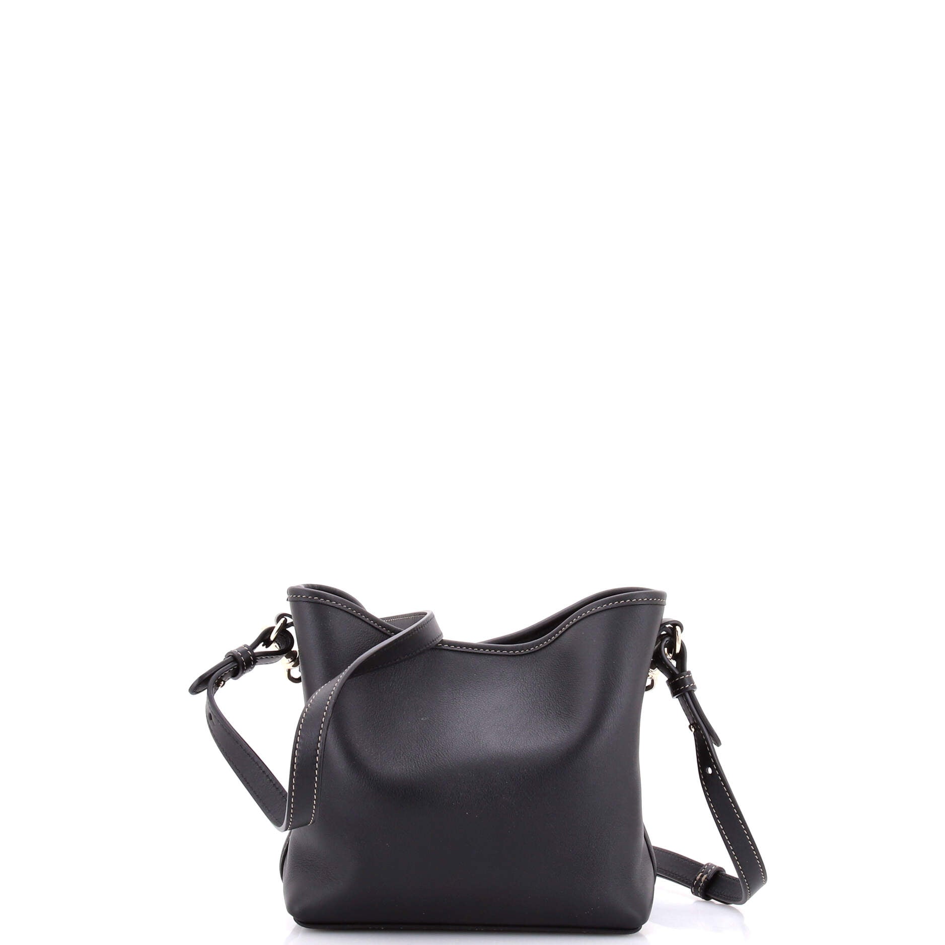 Emblem Bucket Bag Leather Small