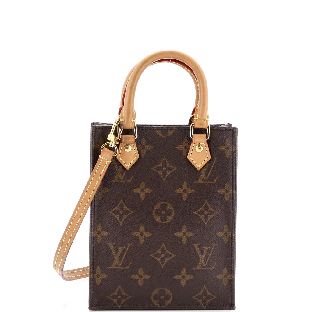 Petit Sac Plat Bag Monogram Canvas