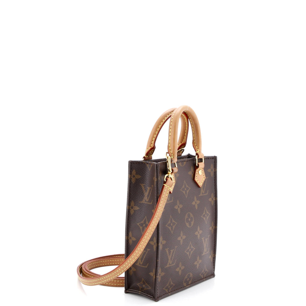 Petit Sac Plat Bag Monogram Canvas
