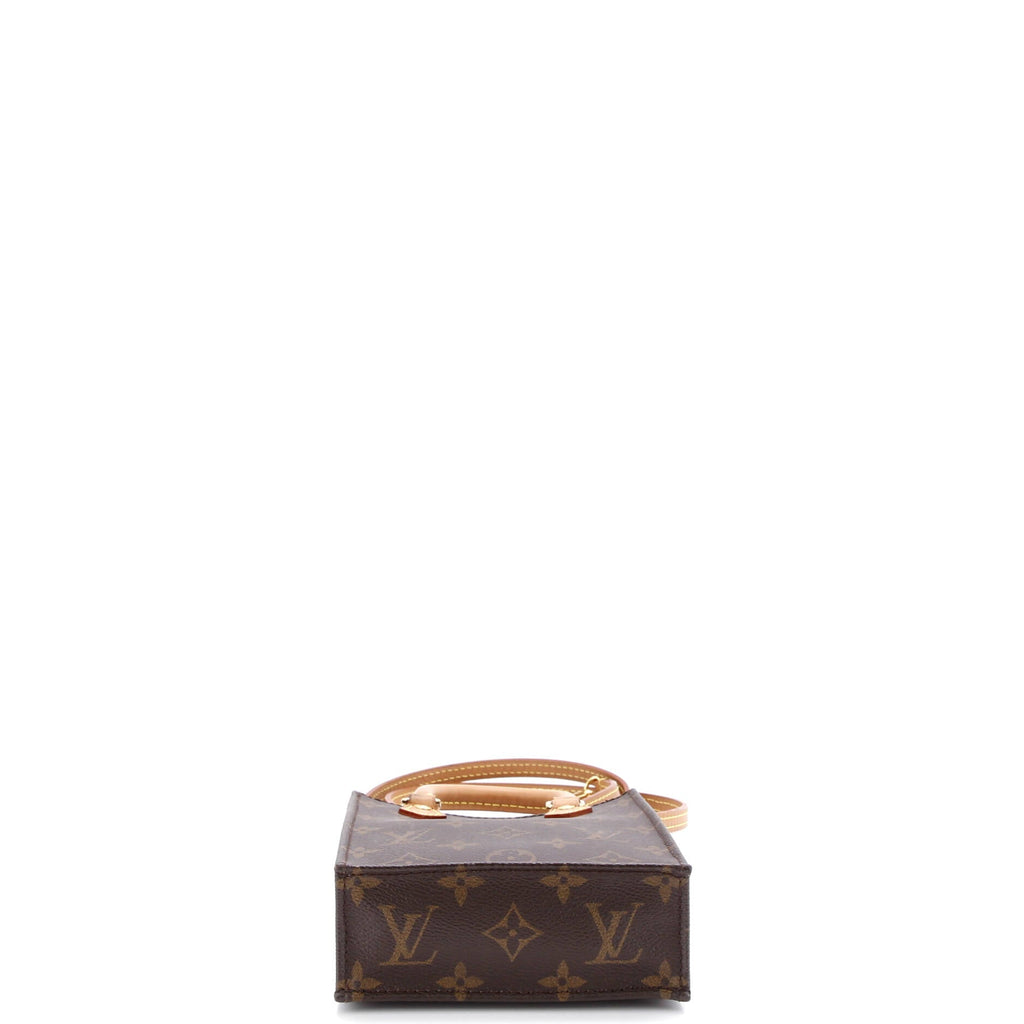 Petit Sac Plat Bag Monogram Canvas
