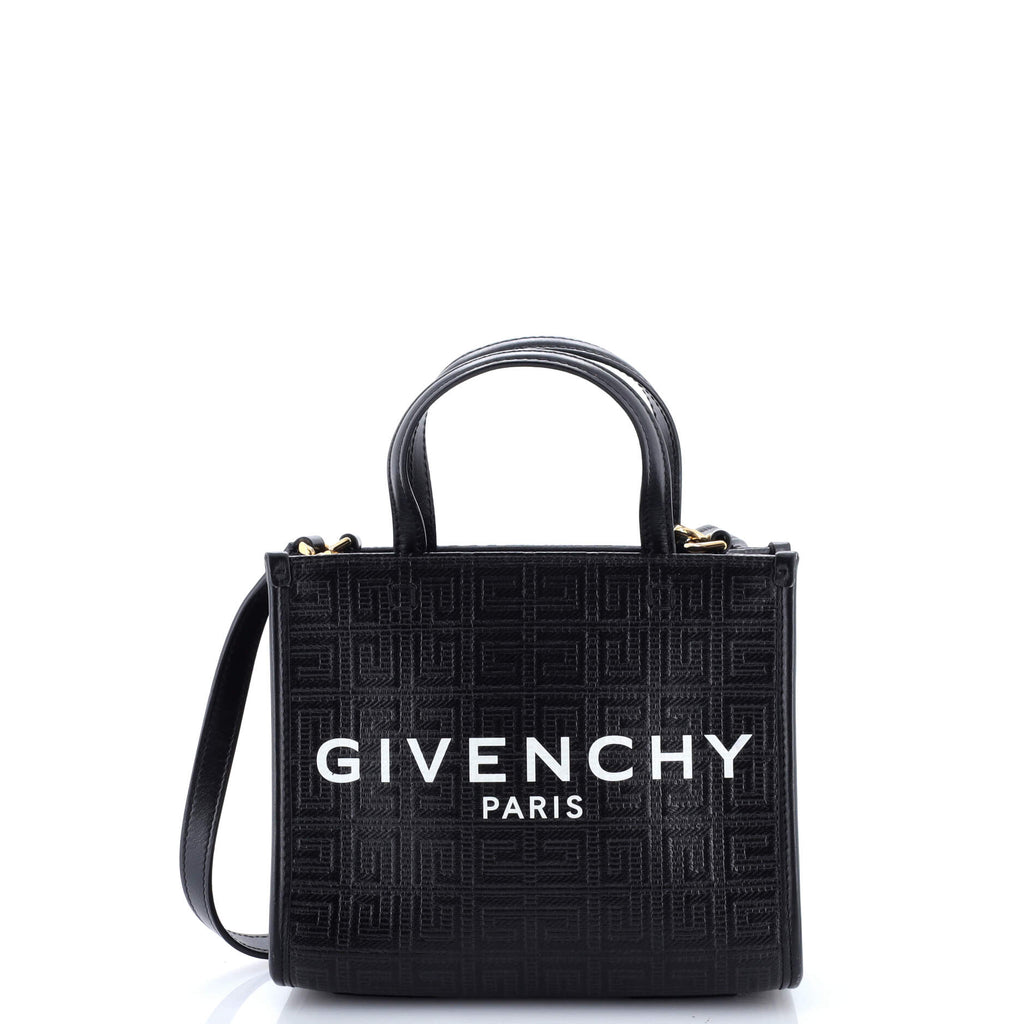 G-Tote 4G Embossed Coated Canvas Mini