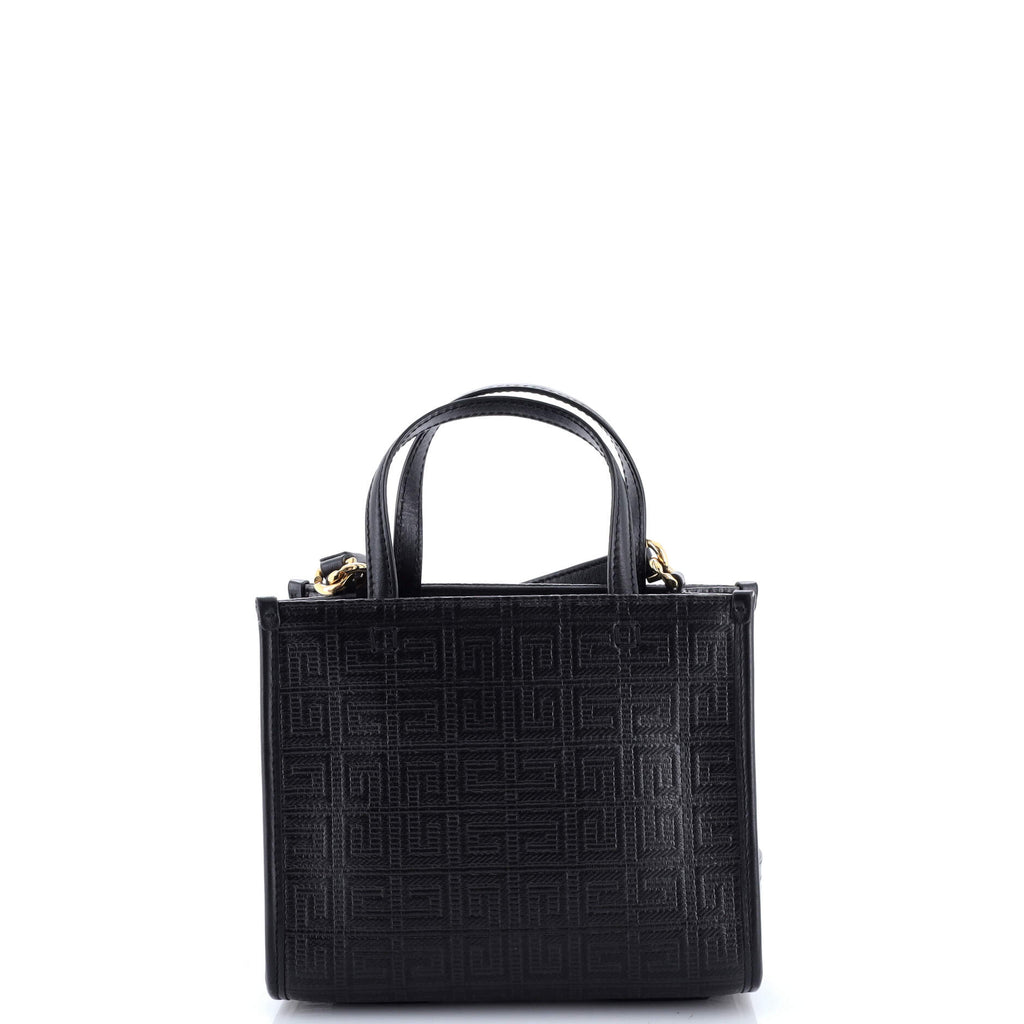 G-Tote 4G Embossed Coated Canvas Mini