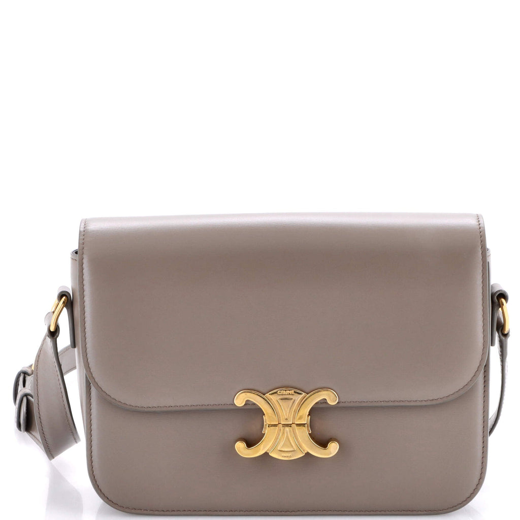 Triomphe Shoulder Bag Smooth Calfskin Medium