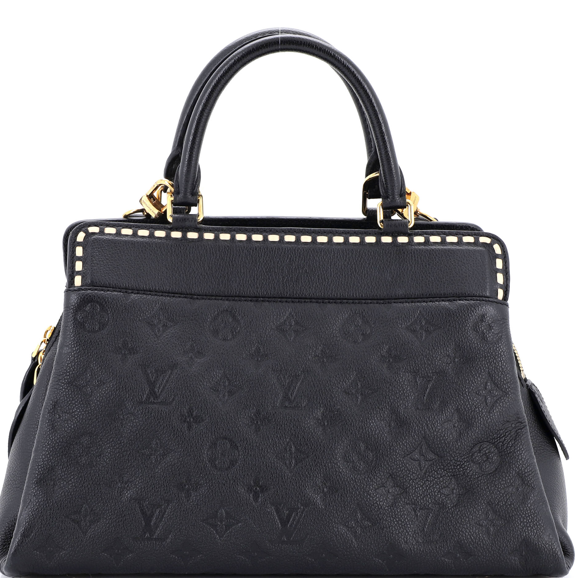 Vosges Handbag Whipstitch Monogram Empreinte Leather MM