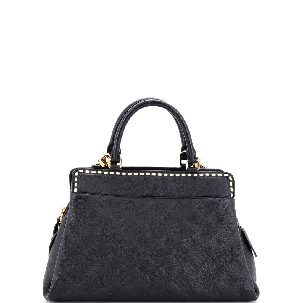 Vosges Handbag Whipstitch Monogram Empreinte Leather MM