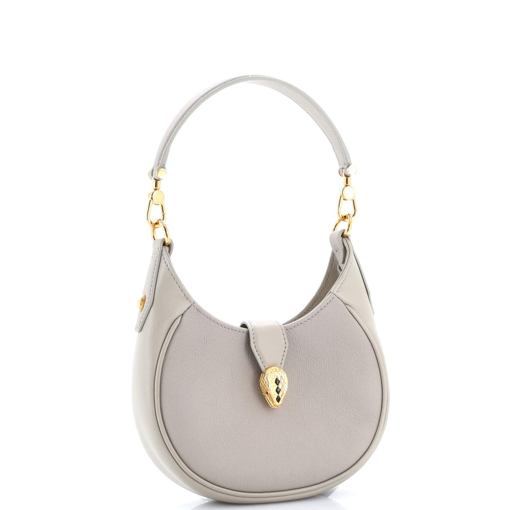 Serpenti Ellipse Crossbody Bag Leather Mini