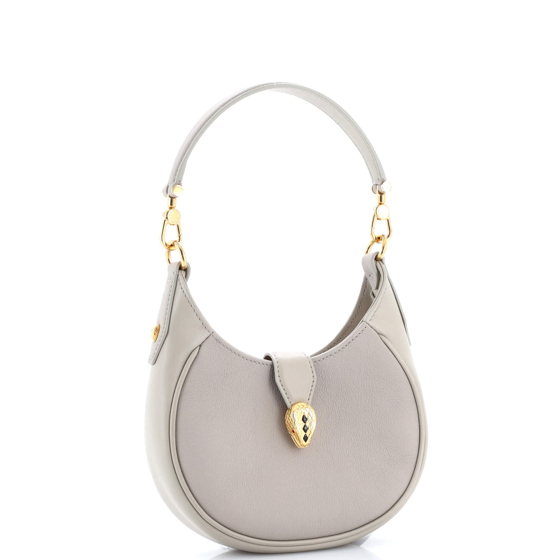 Serpenti Ellipse Crossbody Bag Leather Mini