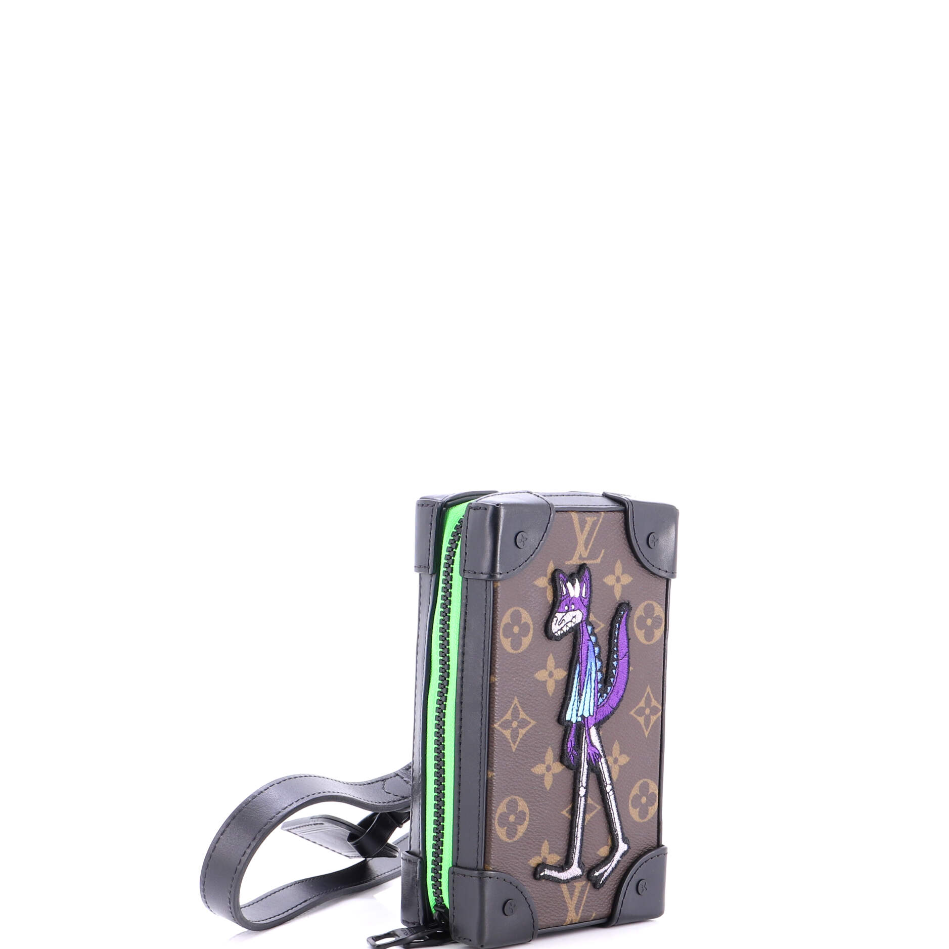 Soft Trunk Phone Box Monogram Canvas with LV Friends Patch