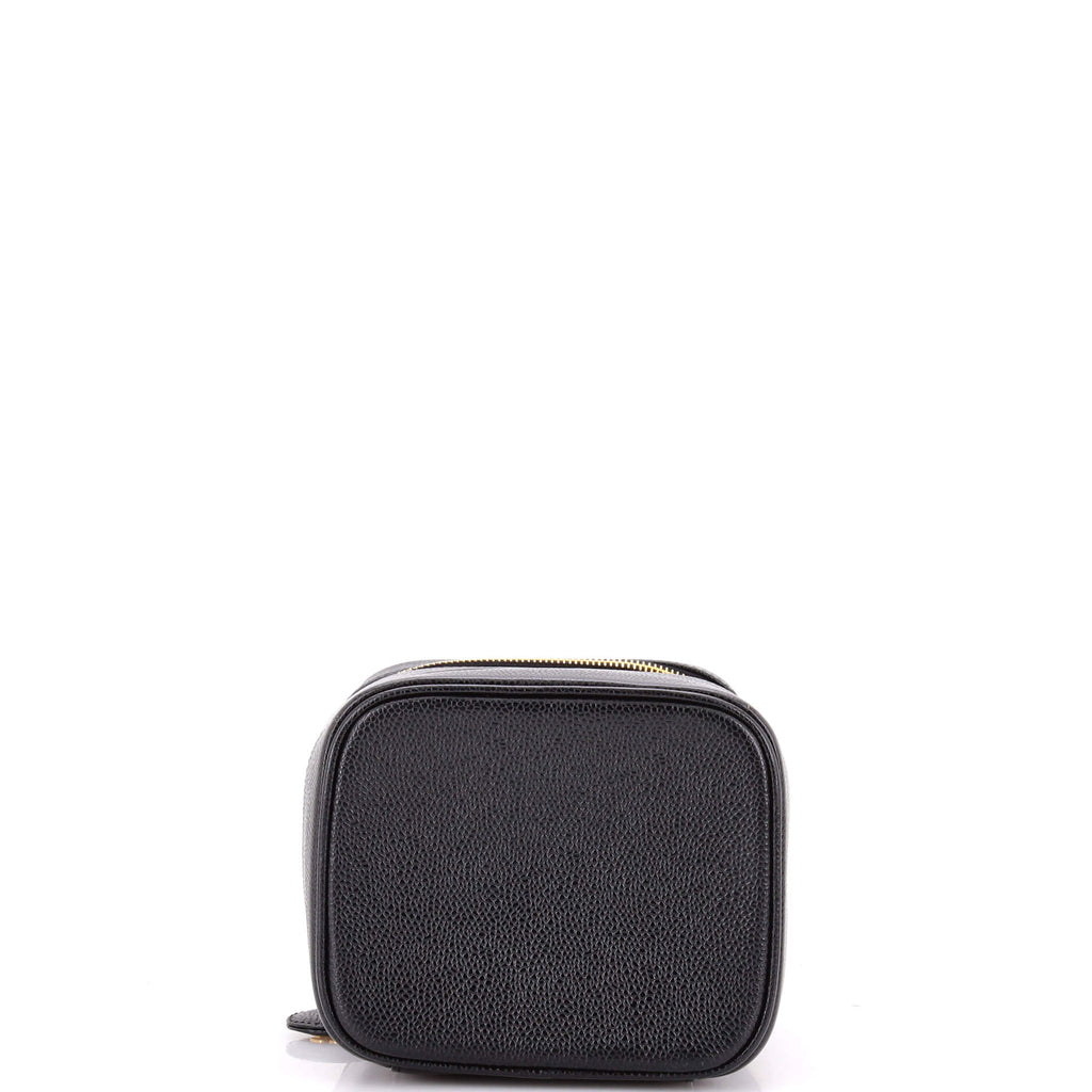 Vintage Timeless Cosmetic Case Caviar Tall