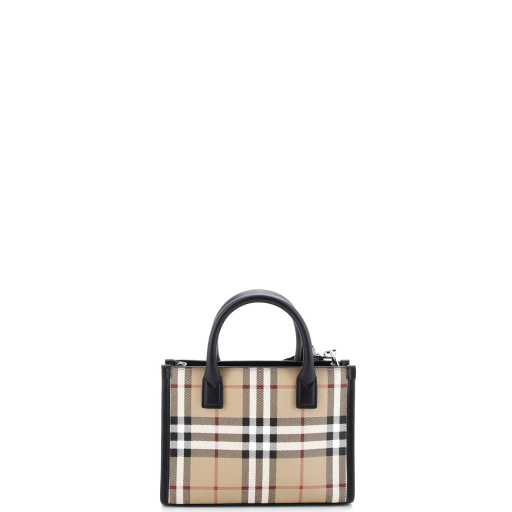 Denny Tote House Check Canvas Mini