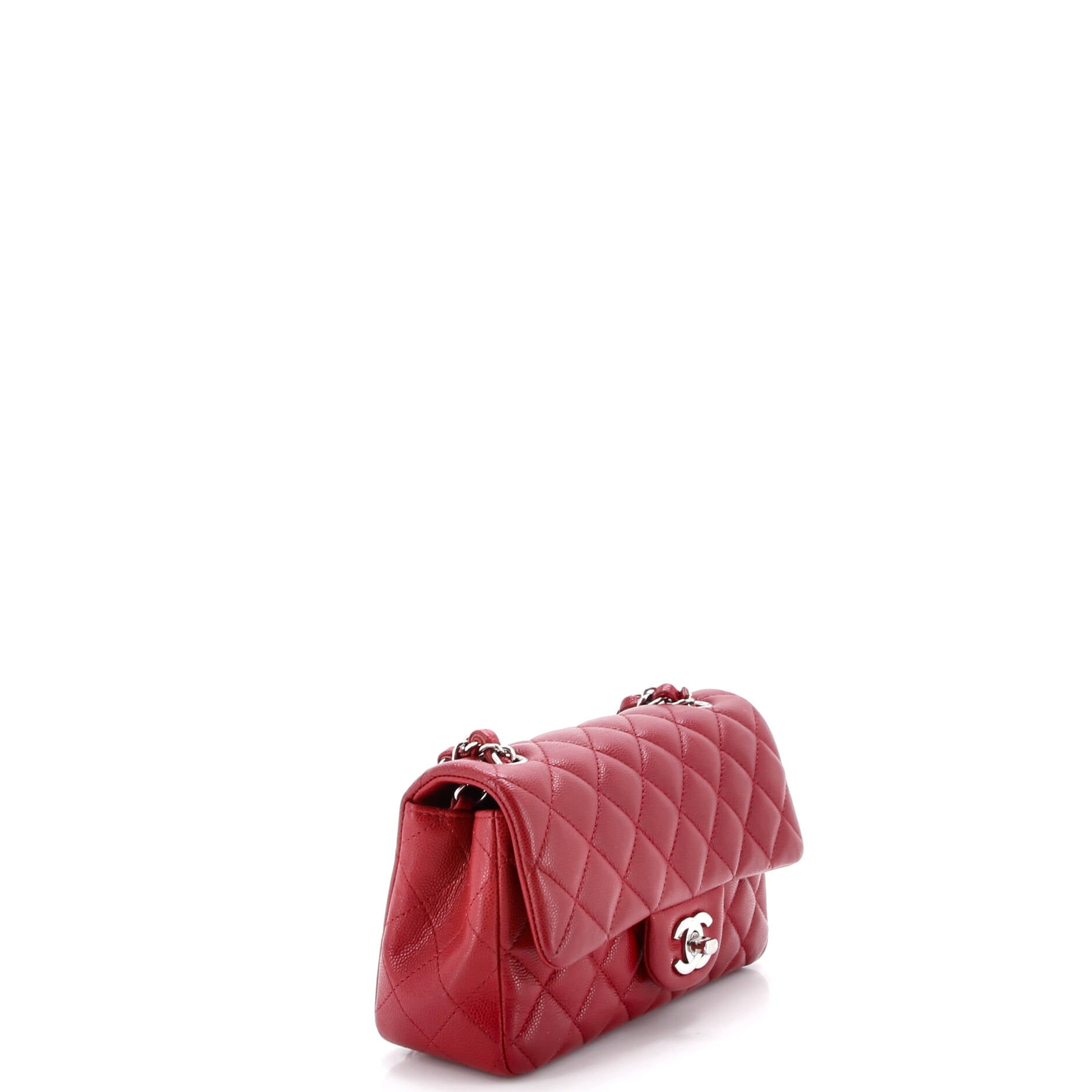 Classic Single Flap Bag Quilted Caviar Mini