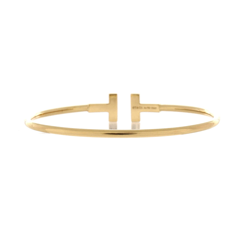 T Wire Bracelet 18K Yellow Gold
