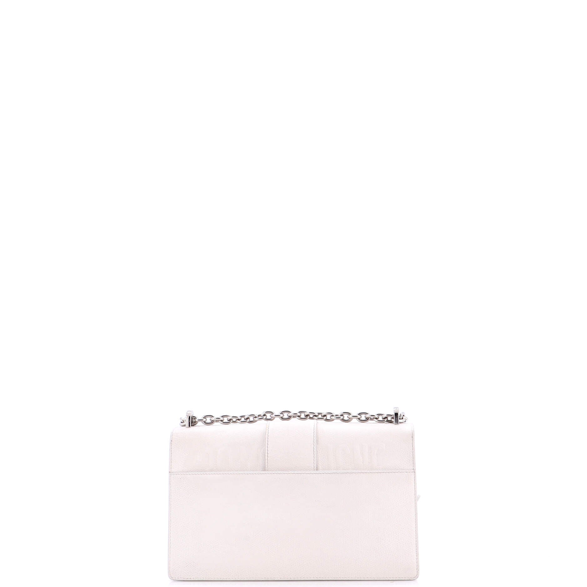 30 Montaigne Chain Flap Bag Leather East West