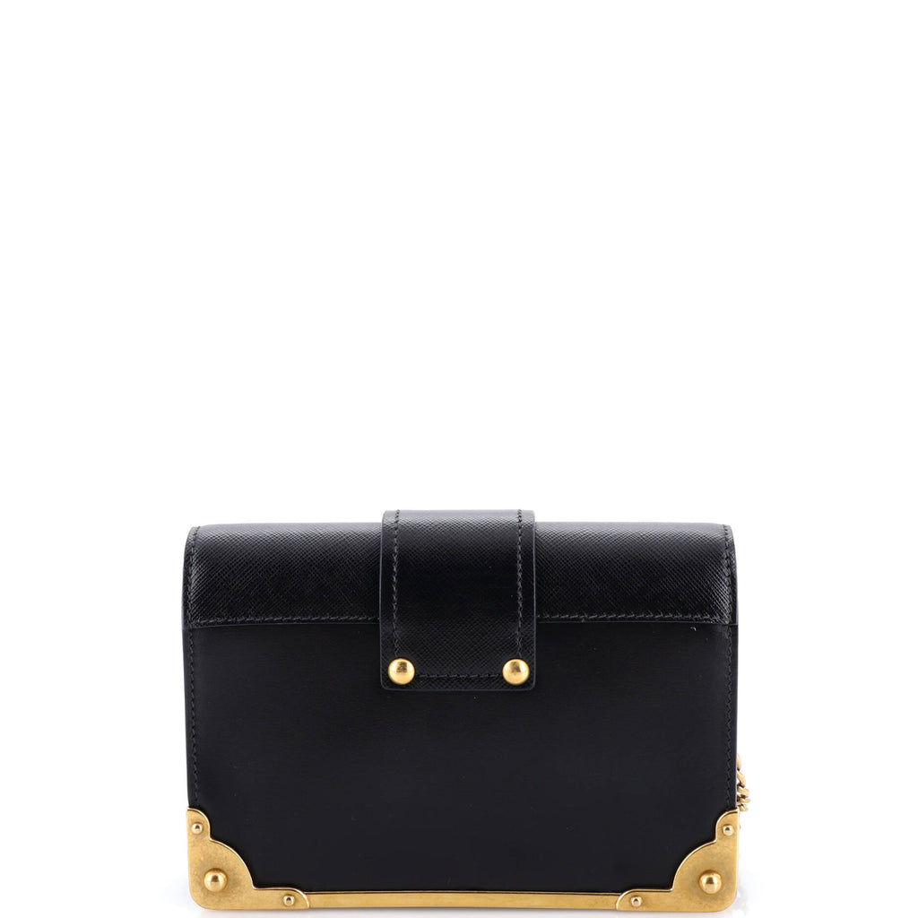 Cahier Crossbody Bag Embellished Leather Small