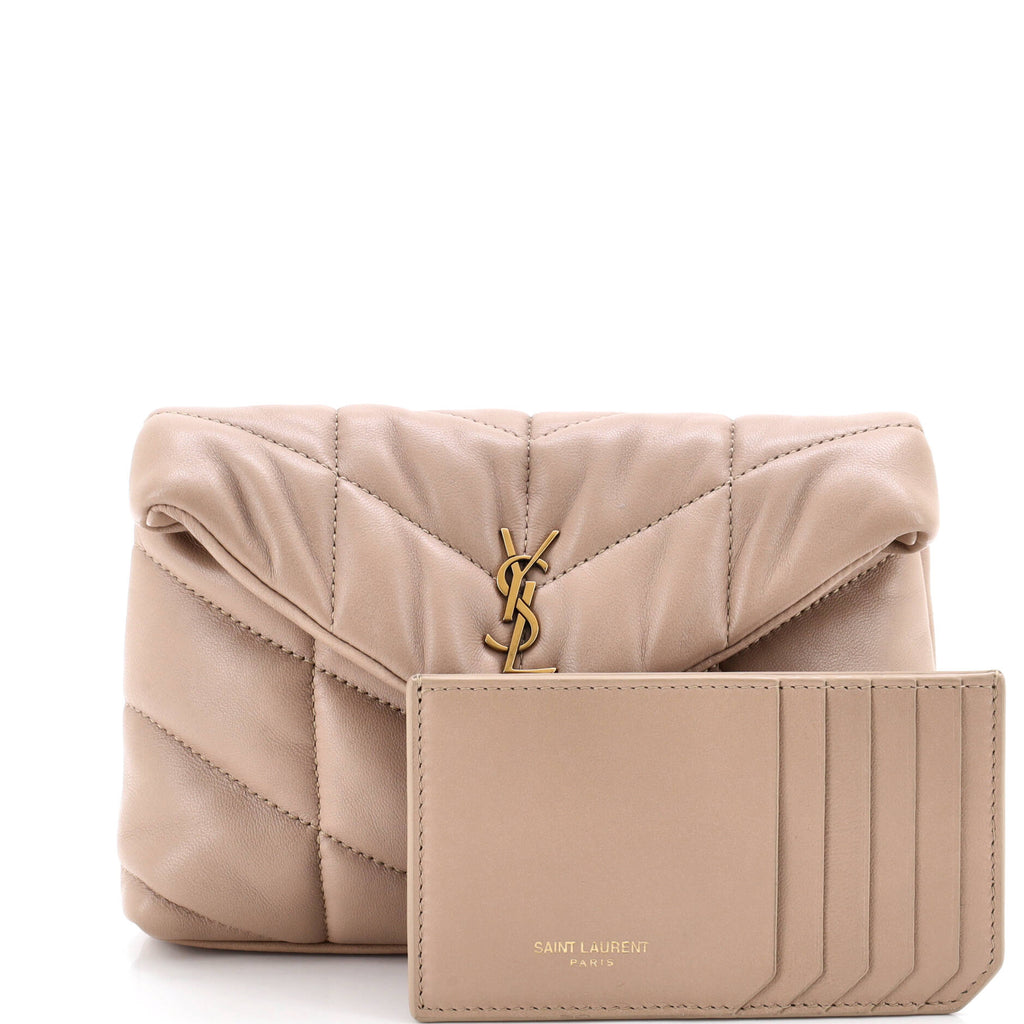 LouLou Puffer Clutch Leather Small