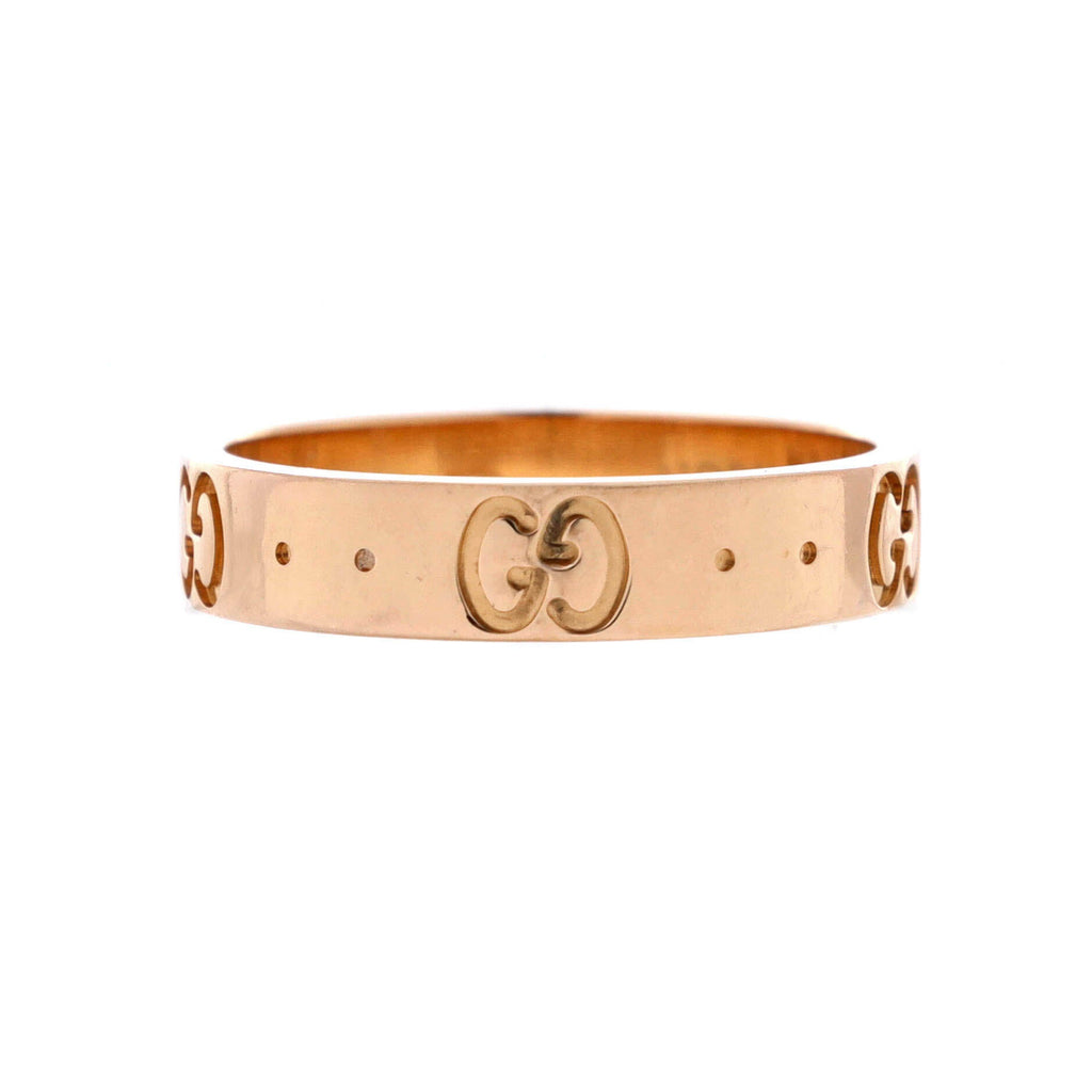 Icon Band Ring 18K Rose Gold 4mm