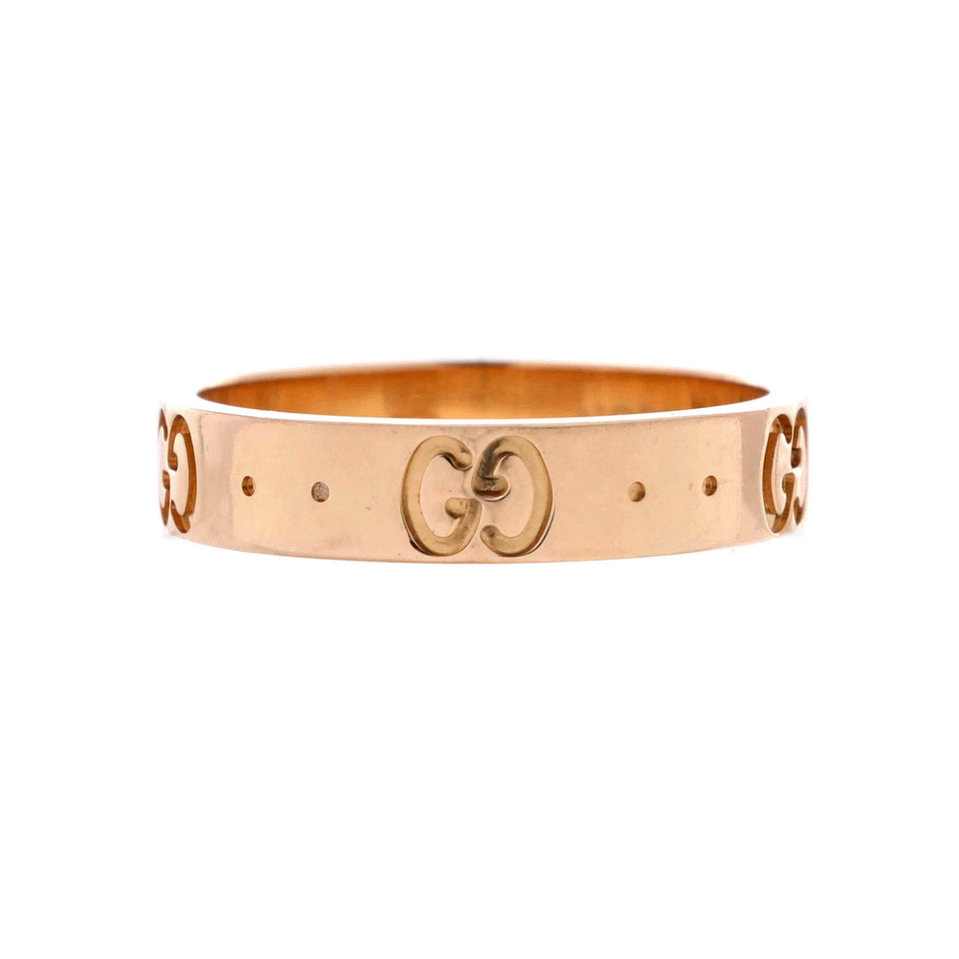 Icon Band Ring 18K Rose Gold 4mm