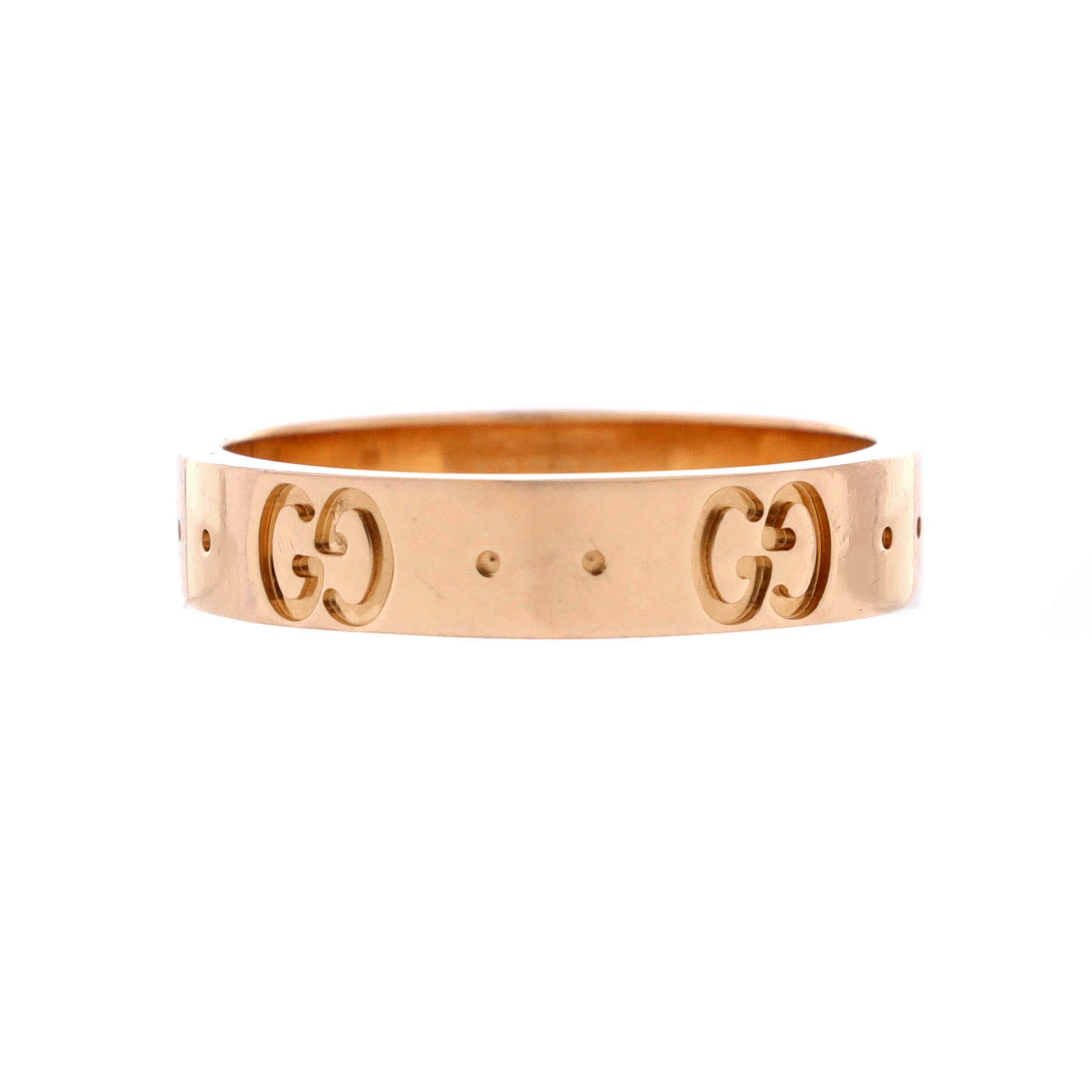 Icon Band Ring 18K Rose Gold 4mm
