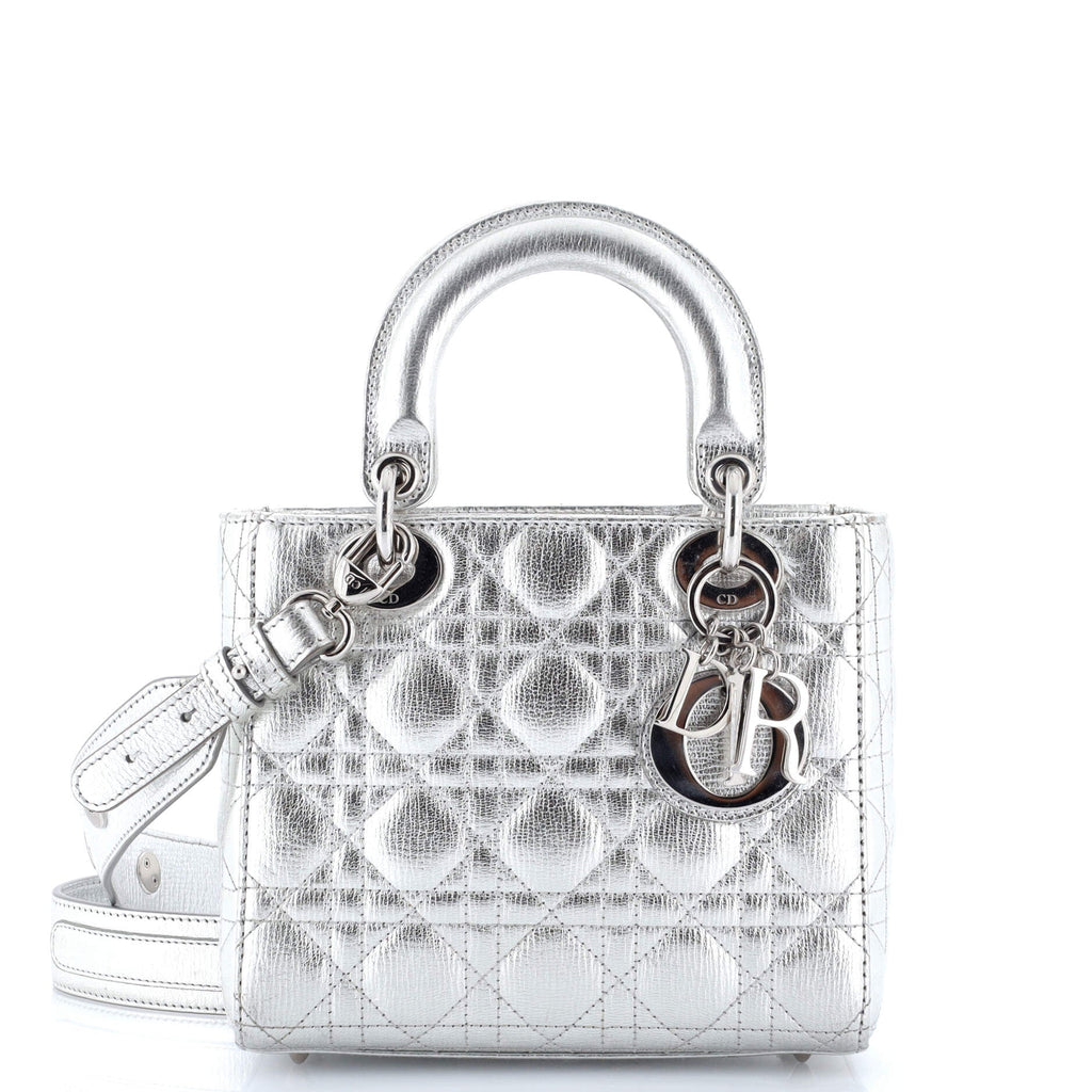 My ABCDior Lady Dior Bag Metallic Cannage Quilt Leather