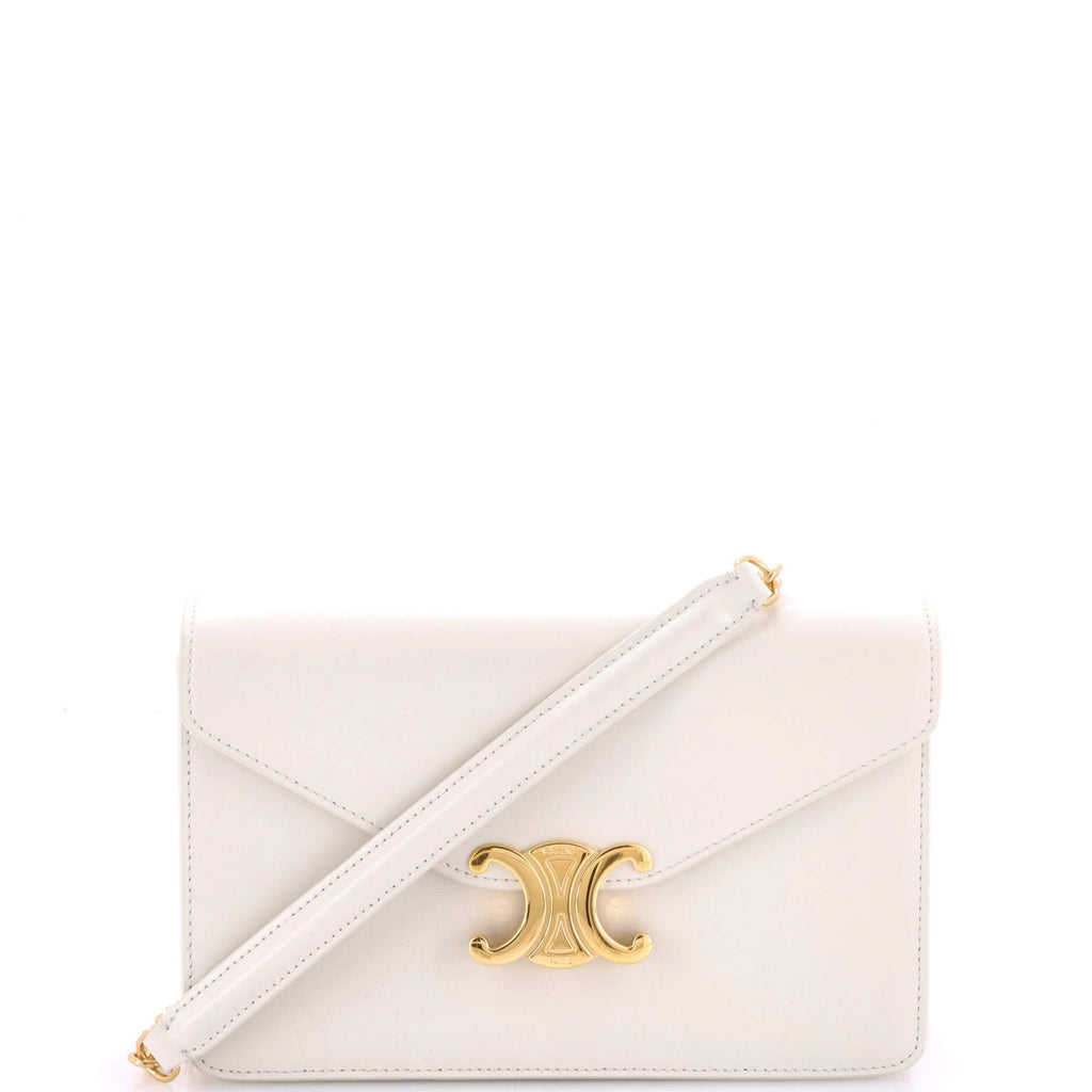 Margo Triomphe Wallet on Chain Leather