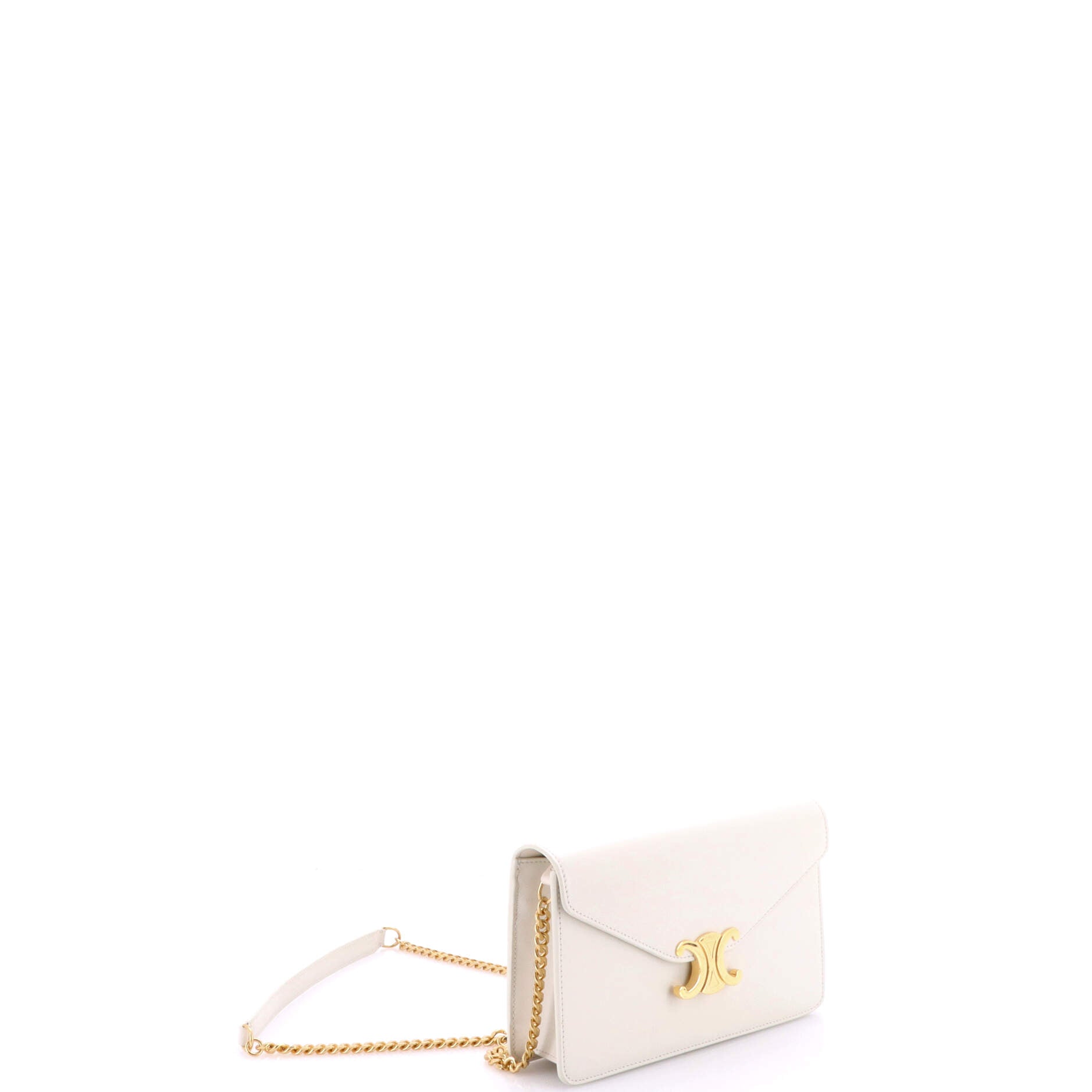 Margo Triomphe Wallet on Chain Leather