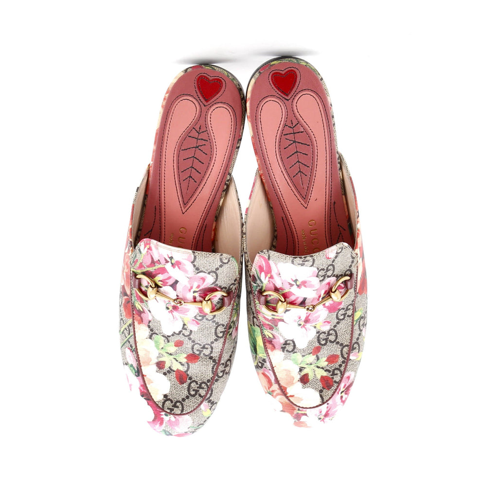 Women's Princetown Mules Printed GG Coated Canvas