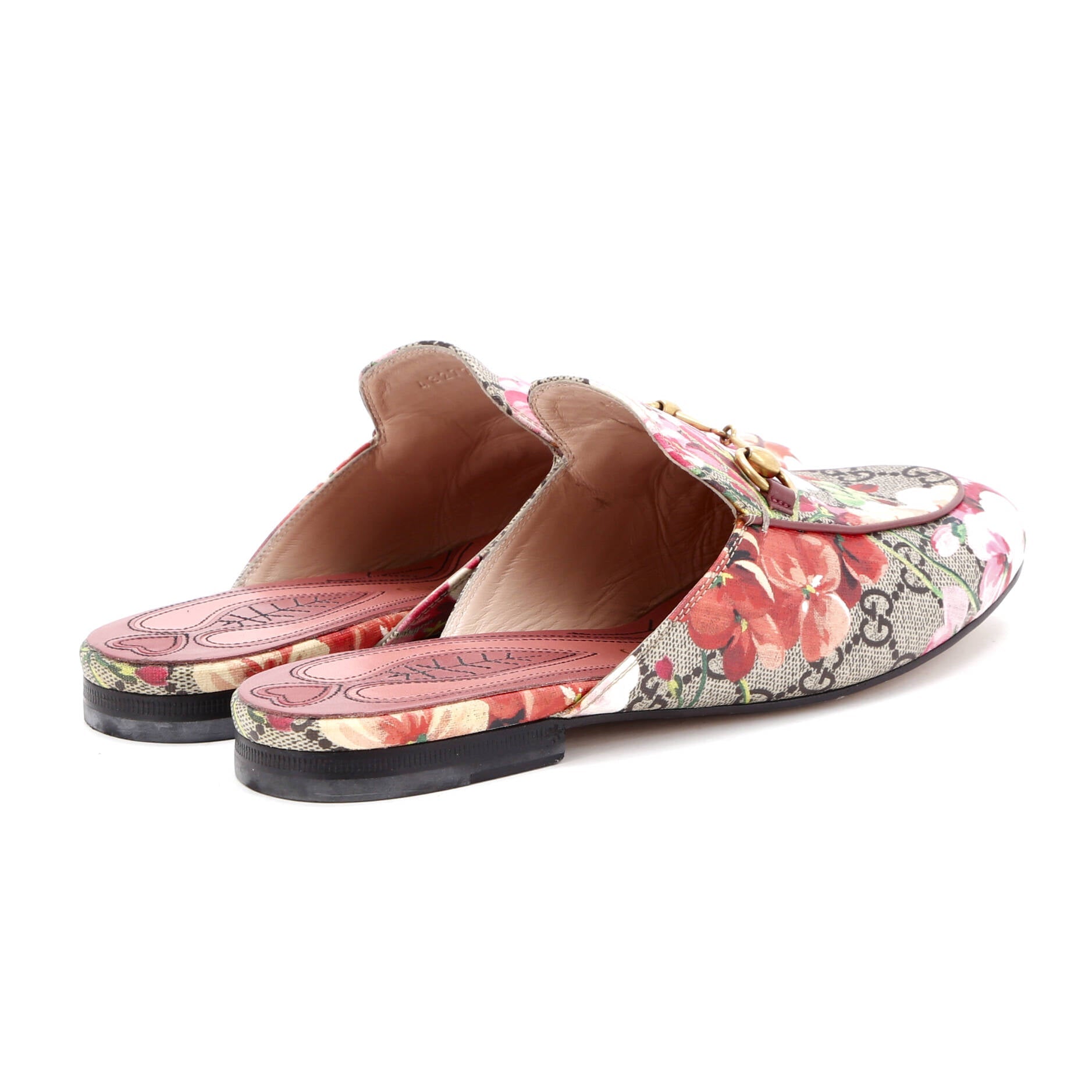 Women's Princetown Mules Printed GG Coated Canvas