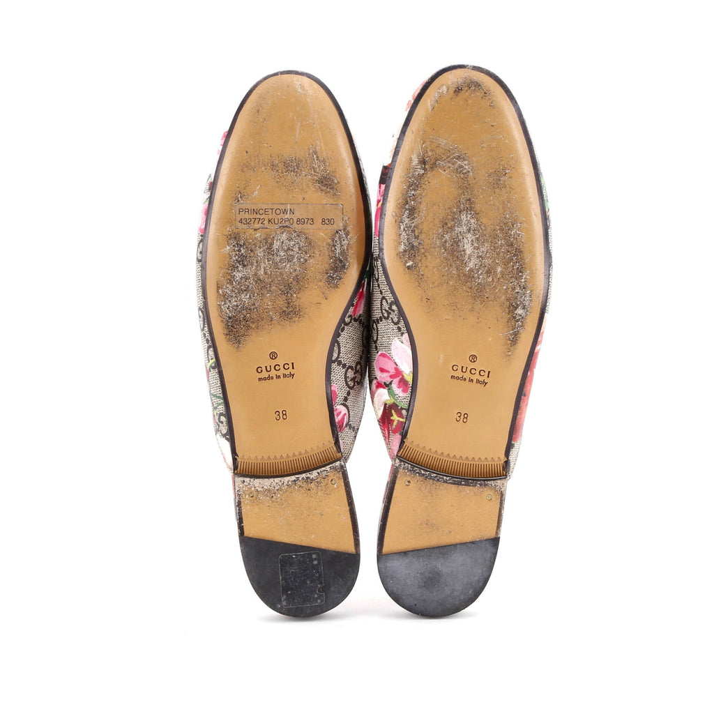 Women's Princetown Mules Printed GG Coated Canvas