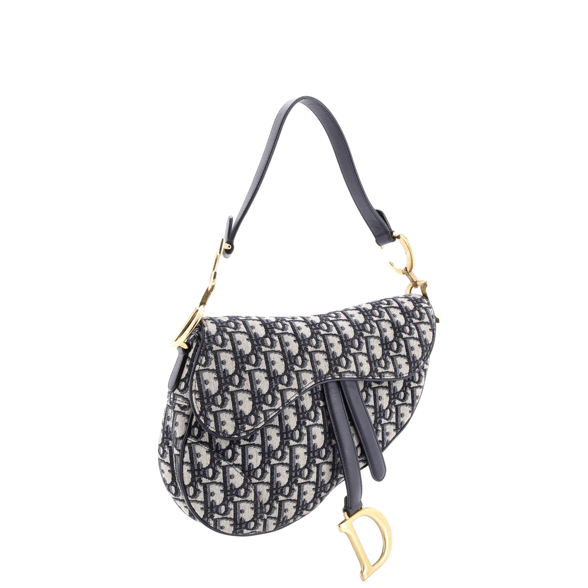 Saddle Handbag Oblique Canvas Medium