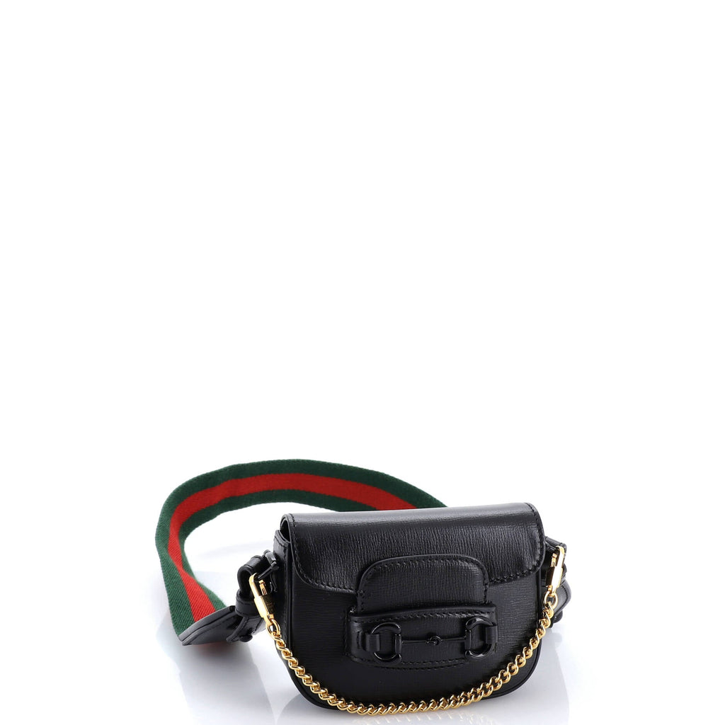 Horsebit 1955 Flap Wallet with Strap Leather