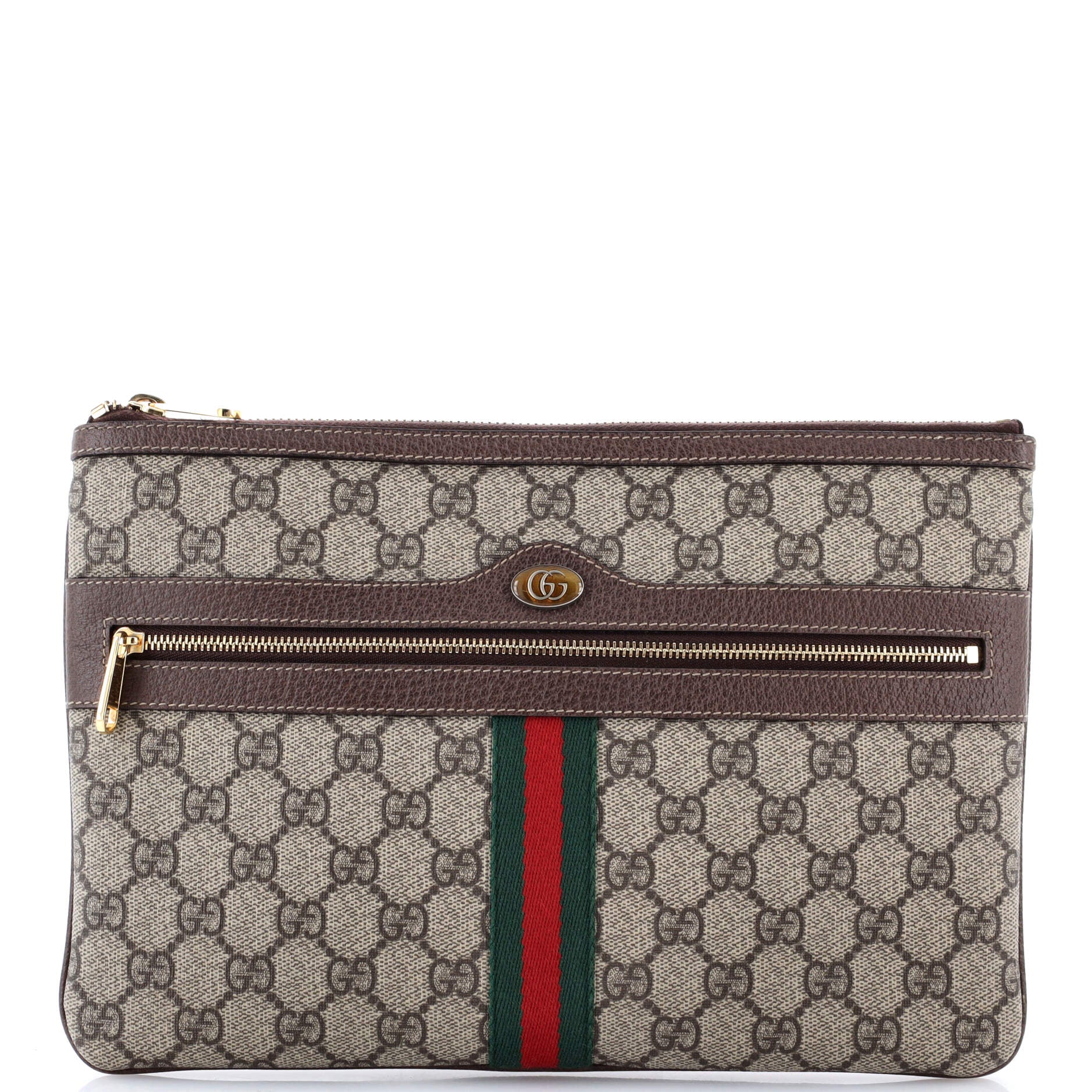 Ophidia Zip Pouch GG Coated Canvas Large