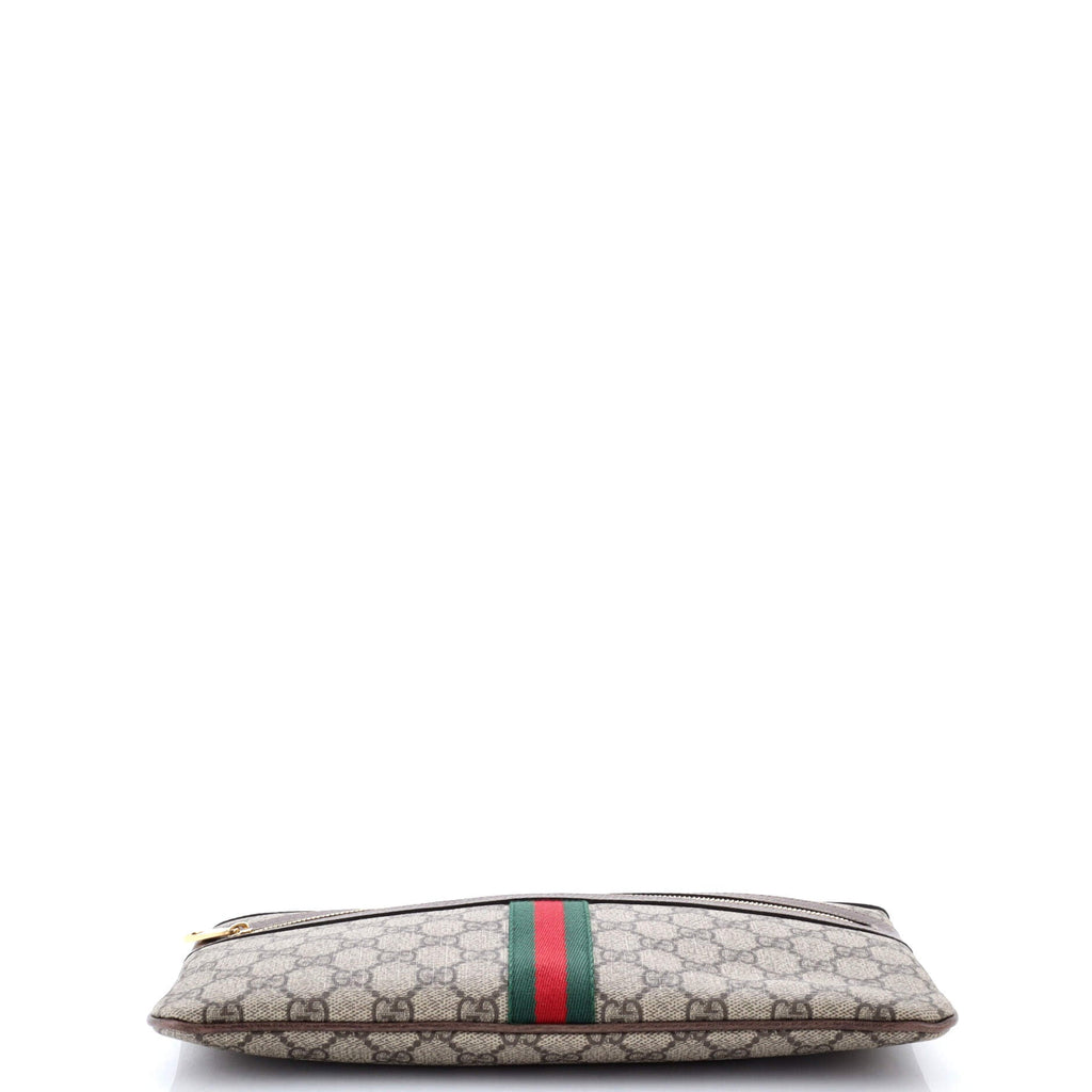 Ophidia Zip Pouch GG Coated Canvas Large