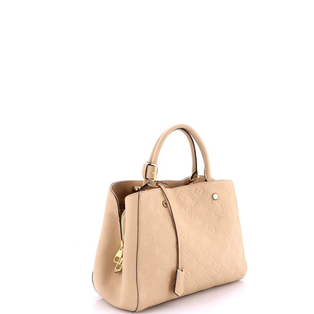 Montaigne Handbag Monogram Empreinte Leather MM