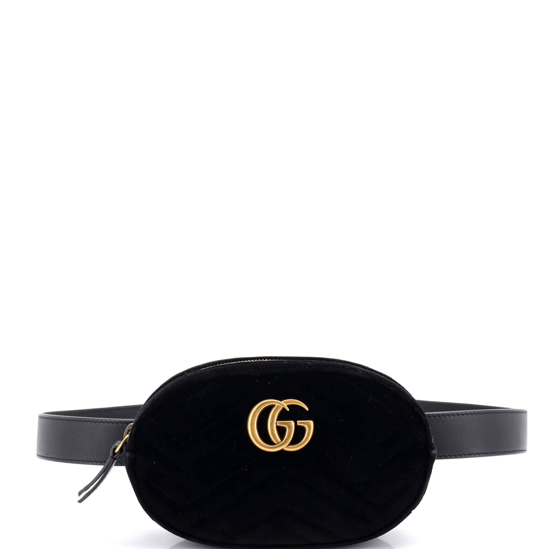GG Marmont Belt Bag Matelasse Velvet