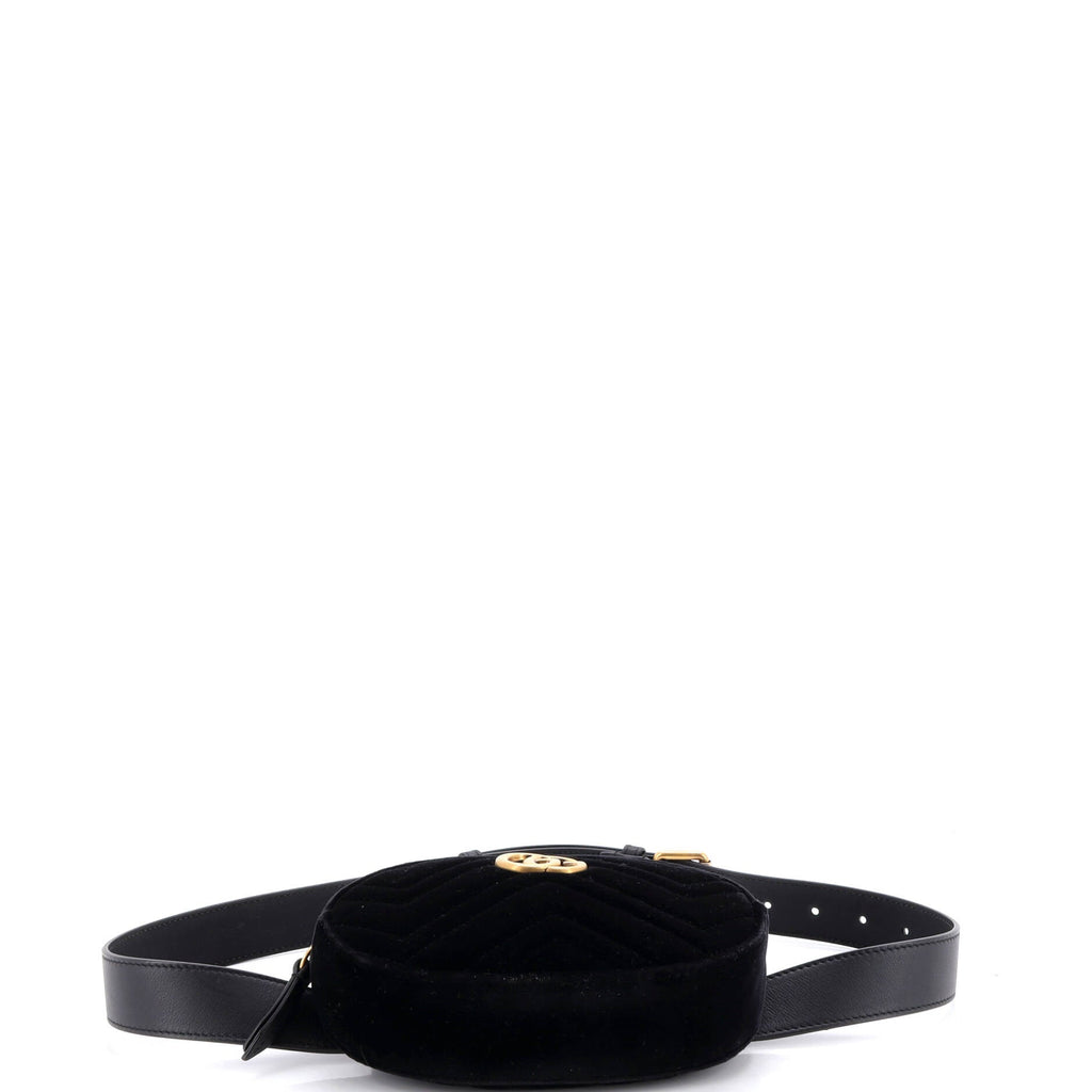 GG Marmont Belt Bag Matelasse Velvet
