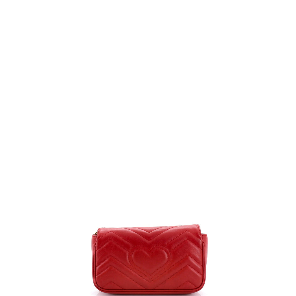 GG Marmont Flap Bag Matelasse Leather Super Mini